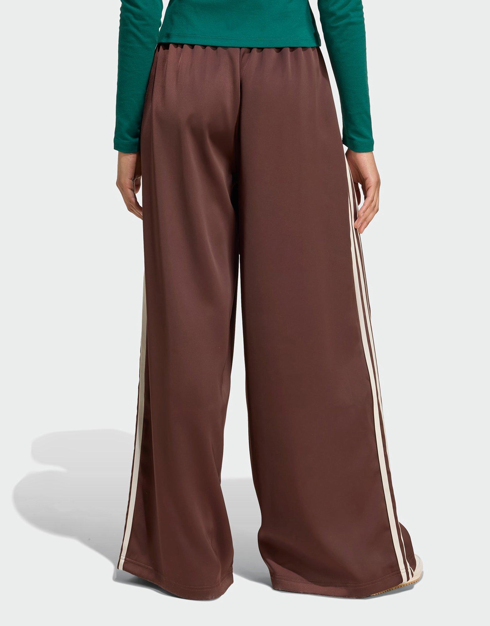 adidas Originals Pantalon de survêtement à jambes larges en satin Adicolor