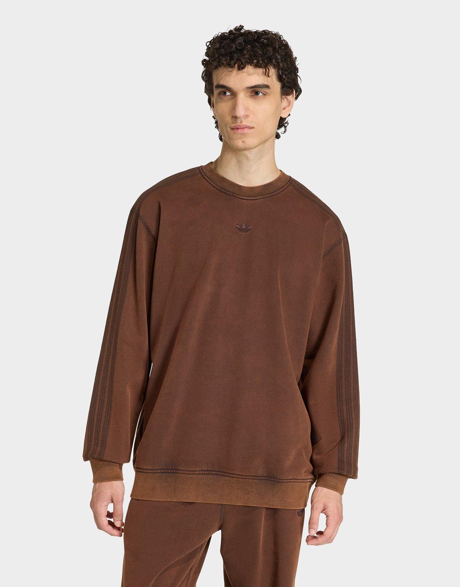 adidas Premium Essentials Retro Washed Crew Sweatshirt