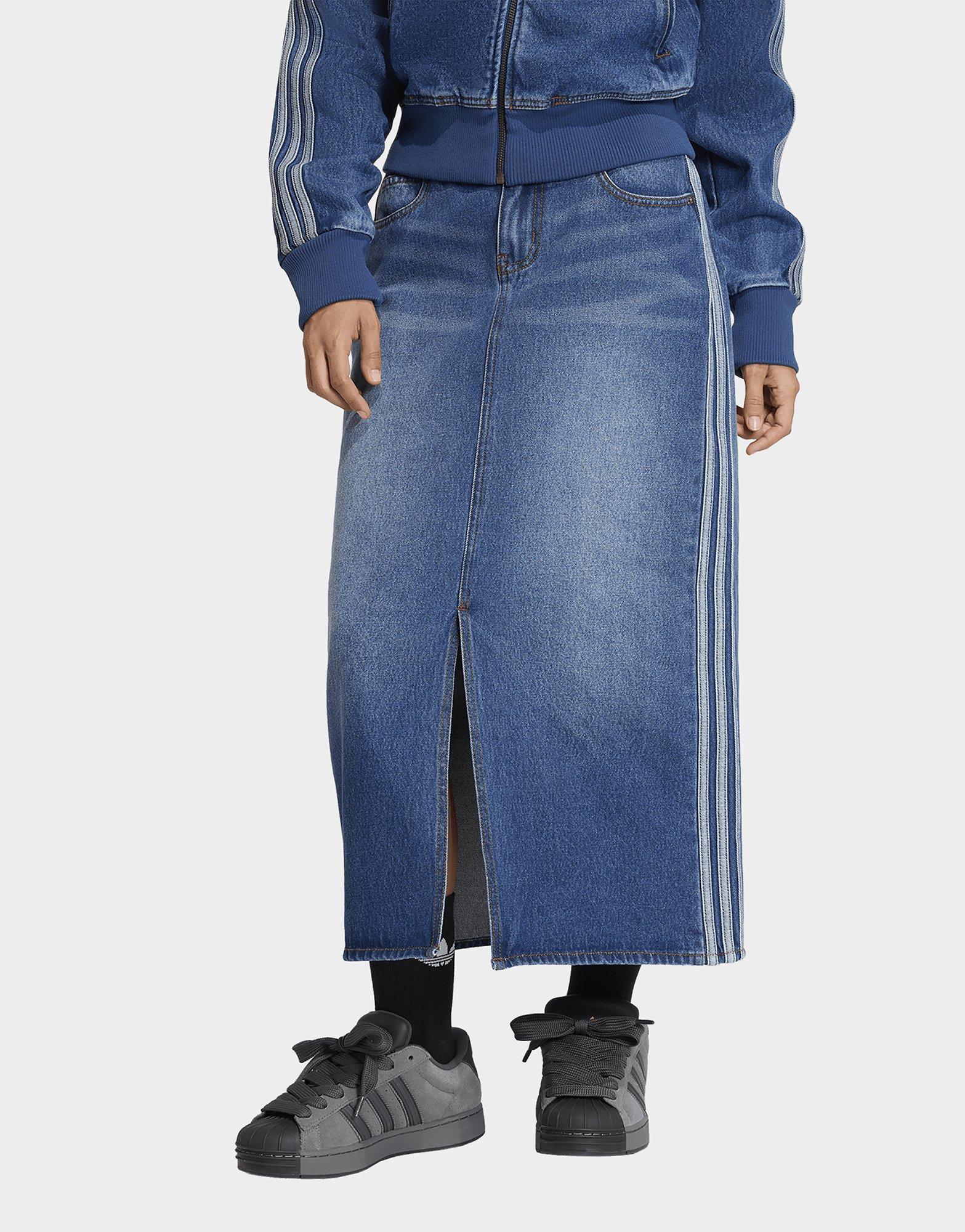 adidas Originals 3 STRIPES PENCIL SKIRT DENIM