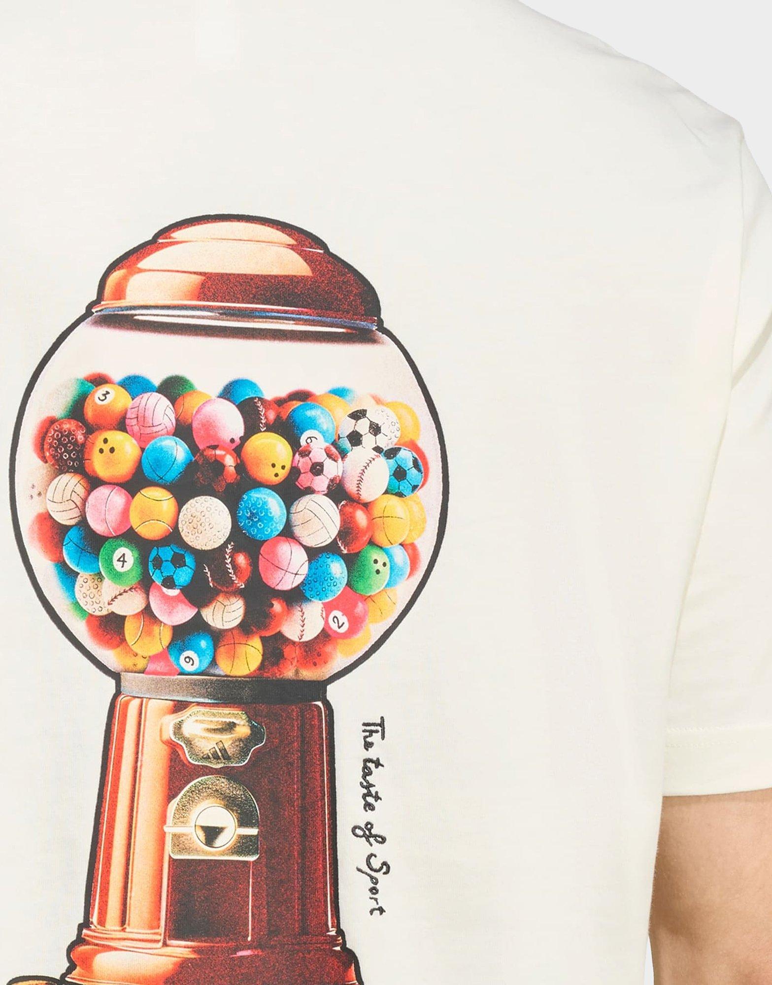 adidas T-SHIRT GRAPHIQUE SNACK BUBBLE GUM