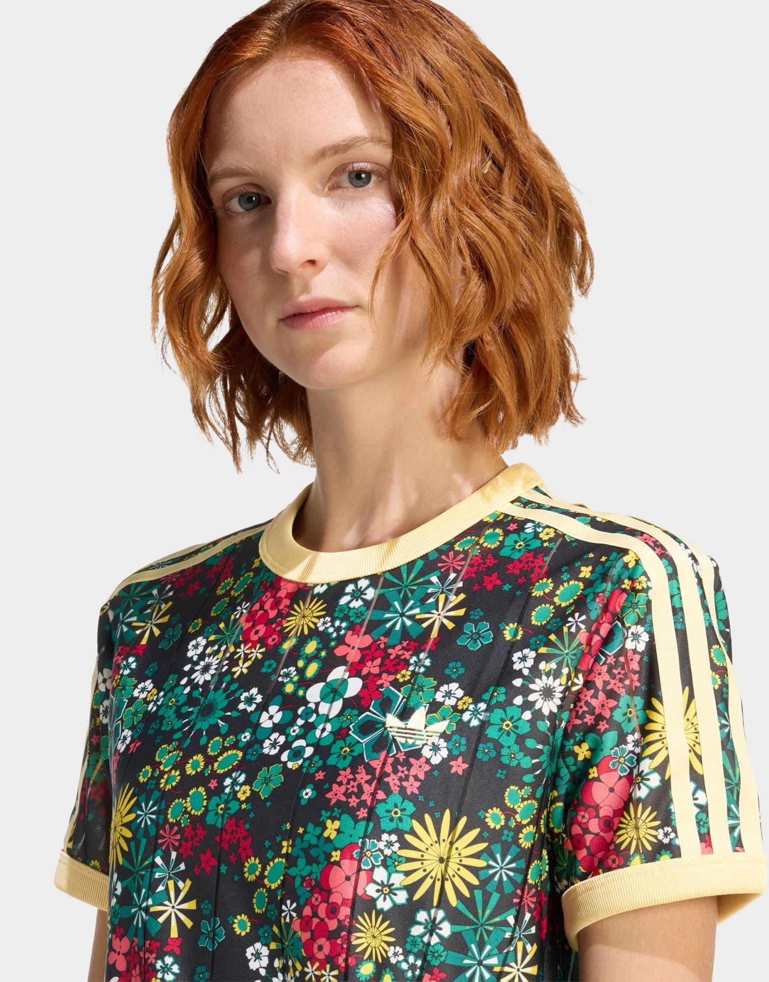 adidas ADIDAS ORIGINALS X LIBERTY LONDON 3 STRIPES TEE