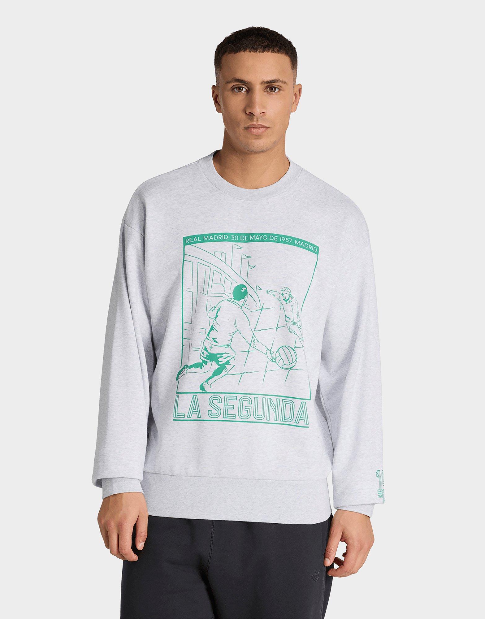 adidas Felpa Heritage Crew Real Madrid