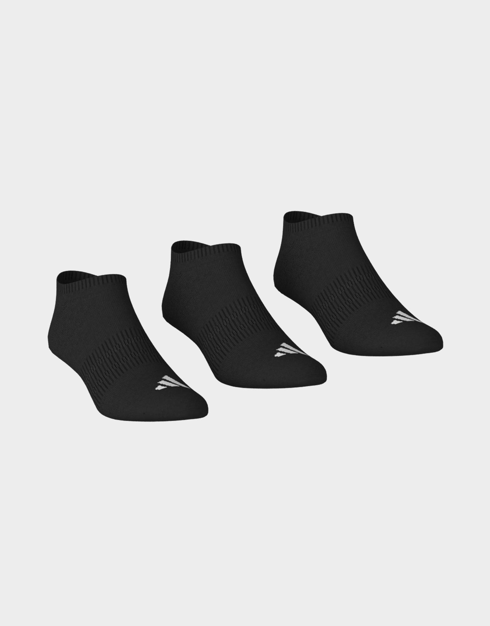 adidas THIN&LIGHT SPORTSWEAR NO SHOW SOCKS 3 PAIR PACK