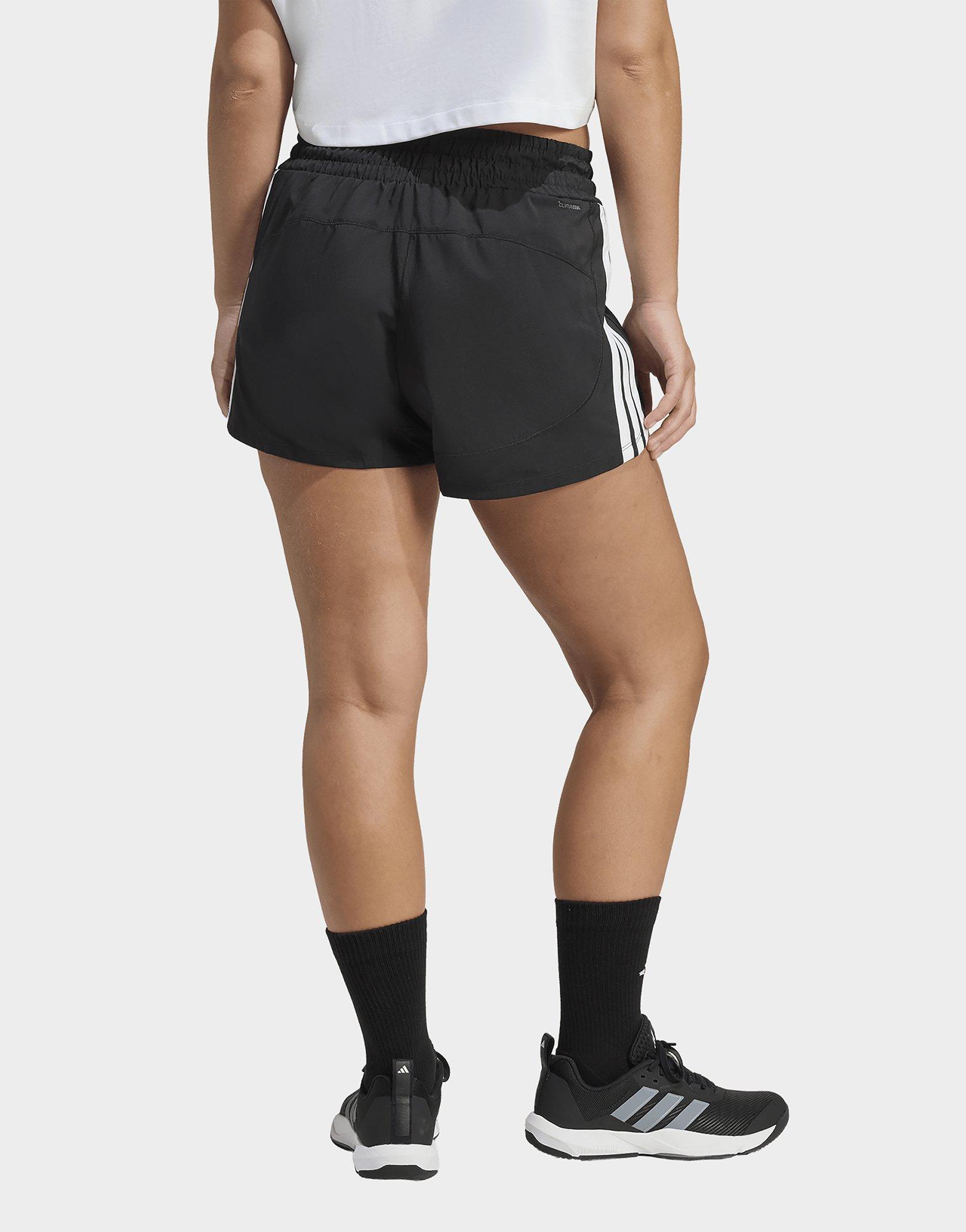 adidas Pacer Workout Woven High Rise Shorts