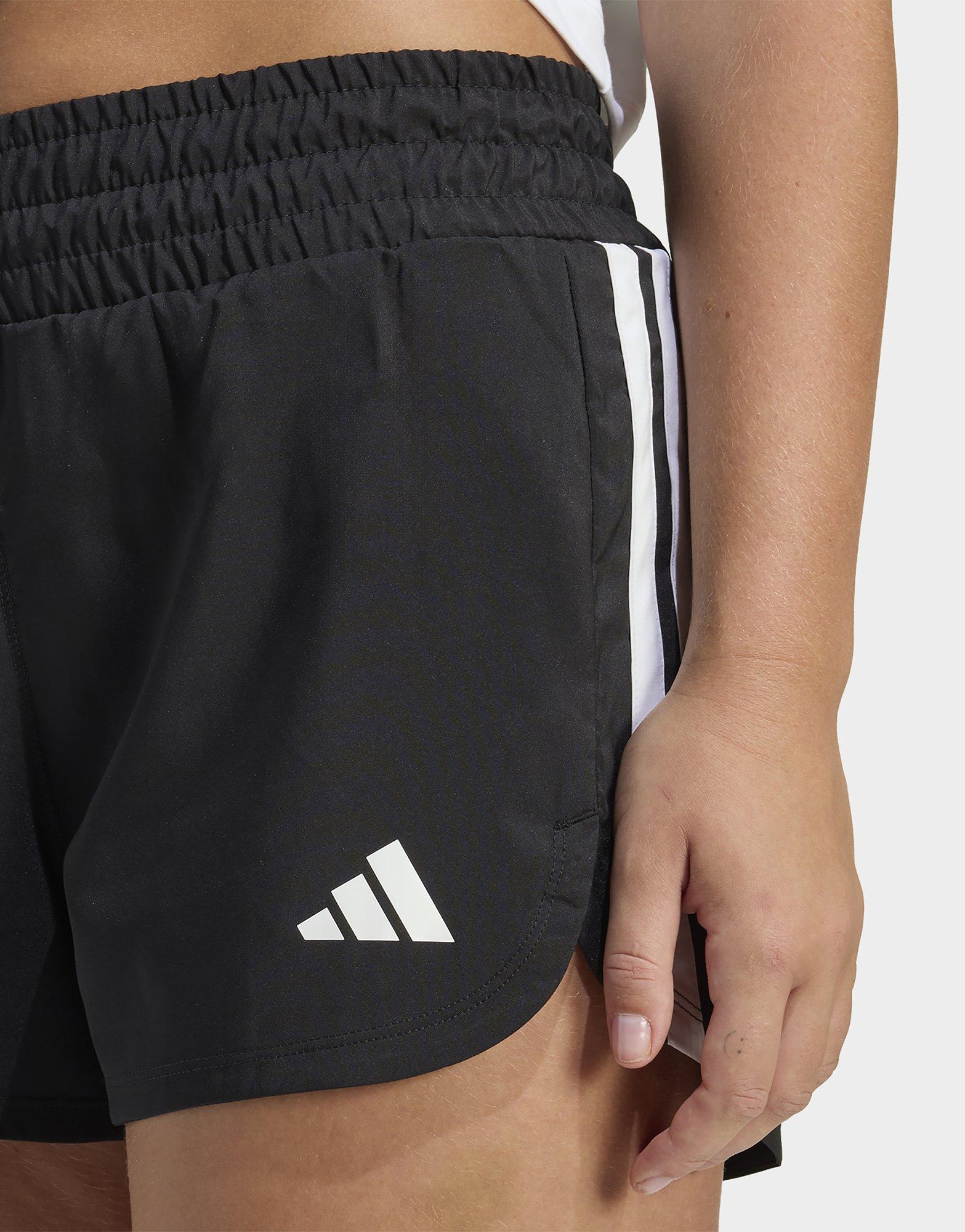 adidas Pacer Workout Woven High Rise Shorts
