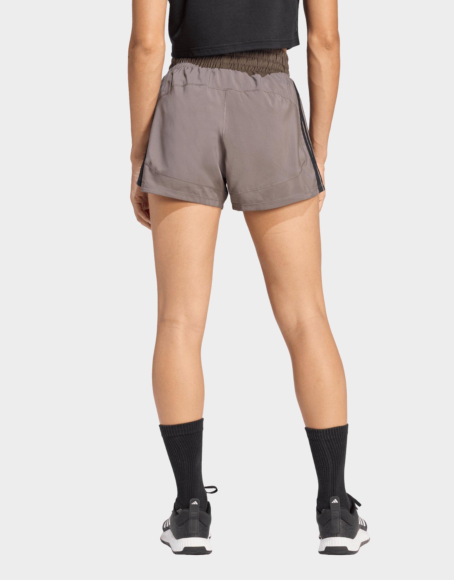 adidas Pacer Workout Woven High Rise Shorts