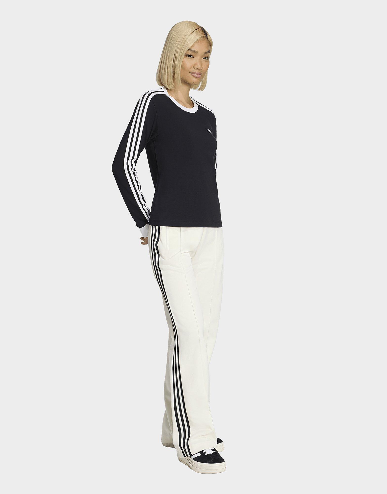 adidas T-shirt 3 Bandes Manches Longues (slim)