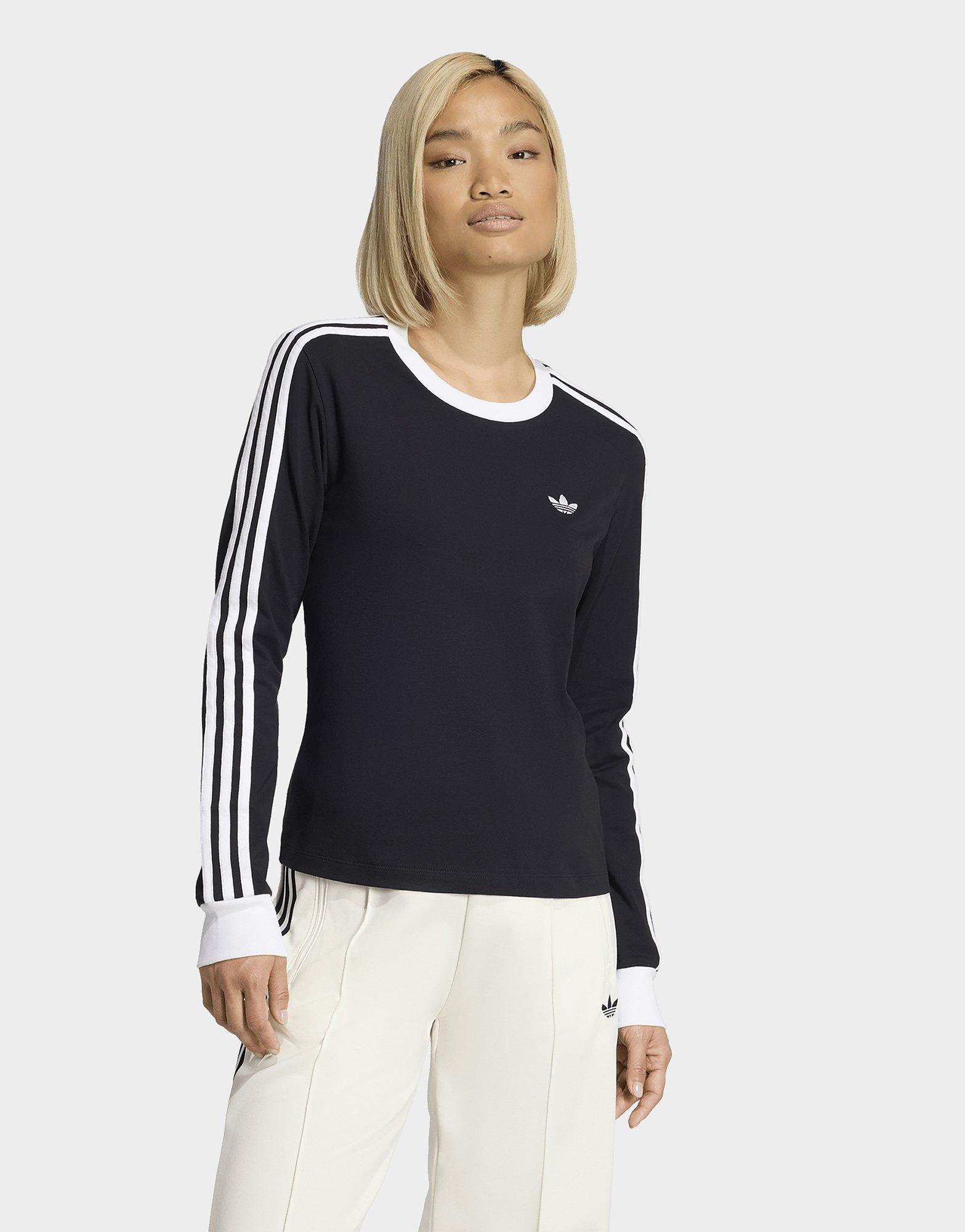 adidas 3 Stripes Long Sleeve (slim) T-shirt