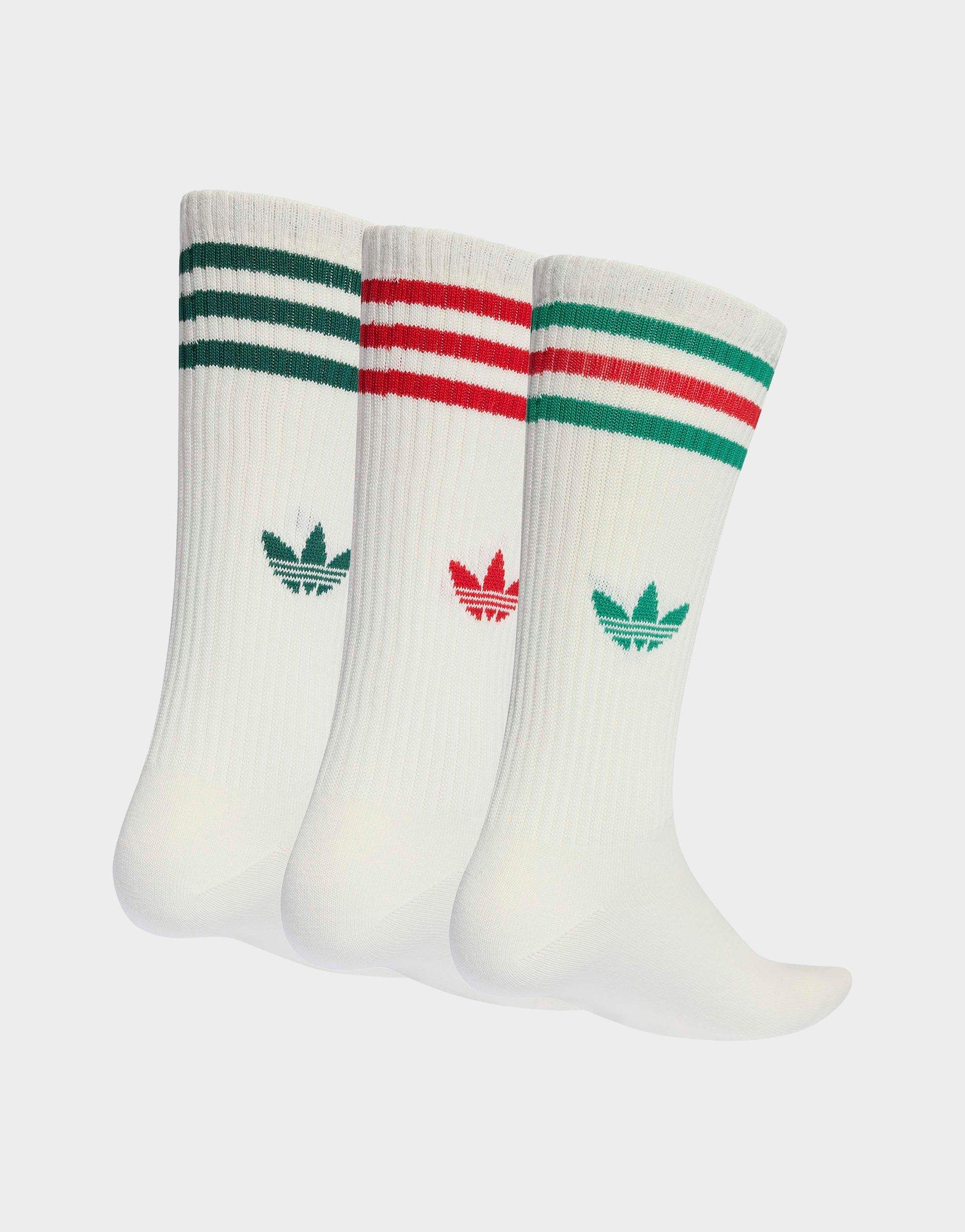 adidas 3-streifen High Crew Socken, 3 Paar