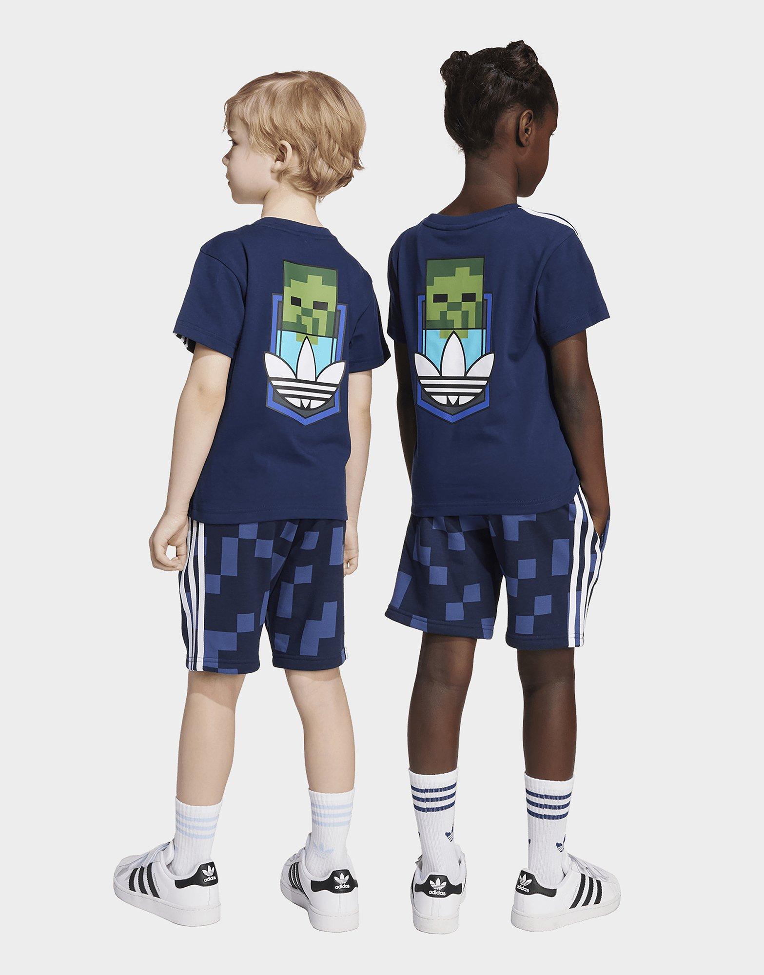 adidas adidas Originals X Minecraft Short T-Shirt Set für Kinder