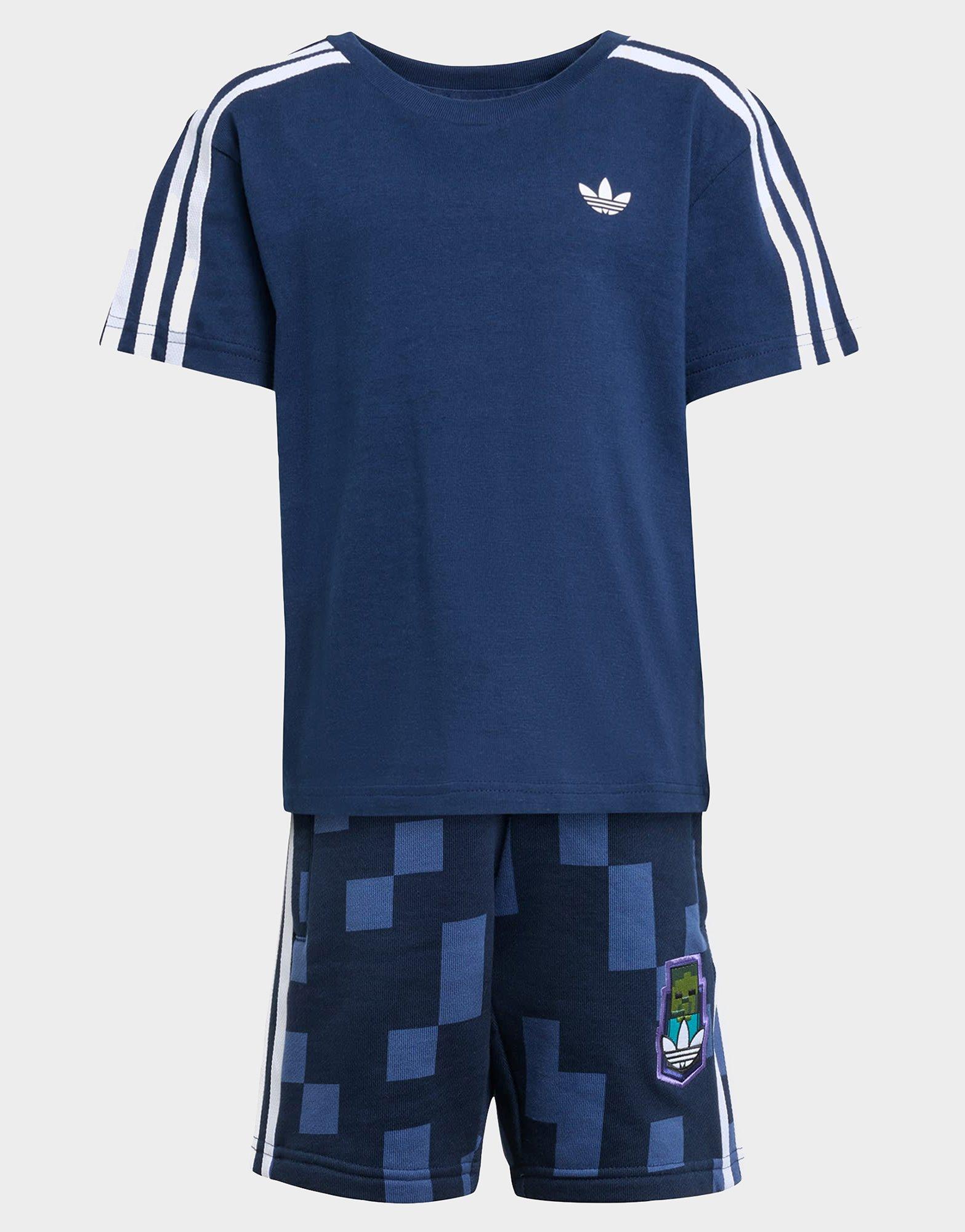 adidas adidas Originals X Minecraft Short T-Shirt Set für Kinder