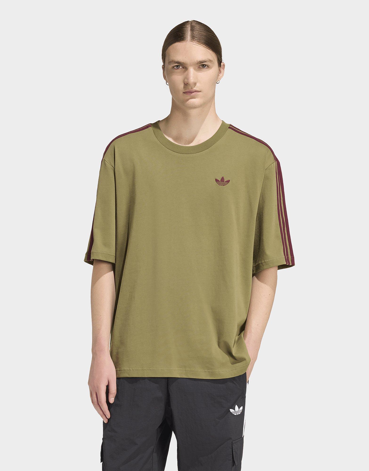 adidas T-SHIRT OVERSIZE 3 BANDES ADICOLOR