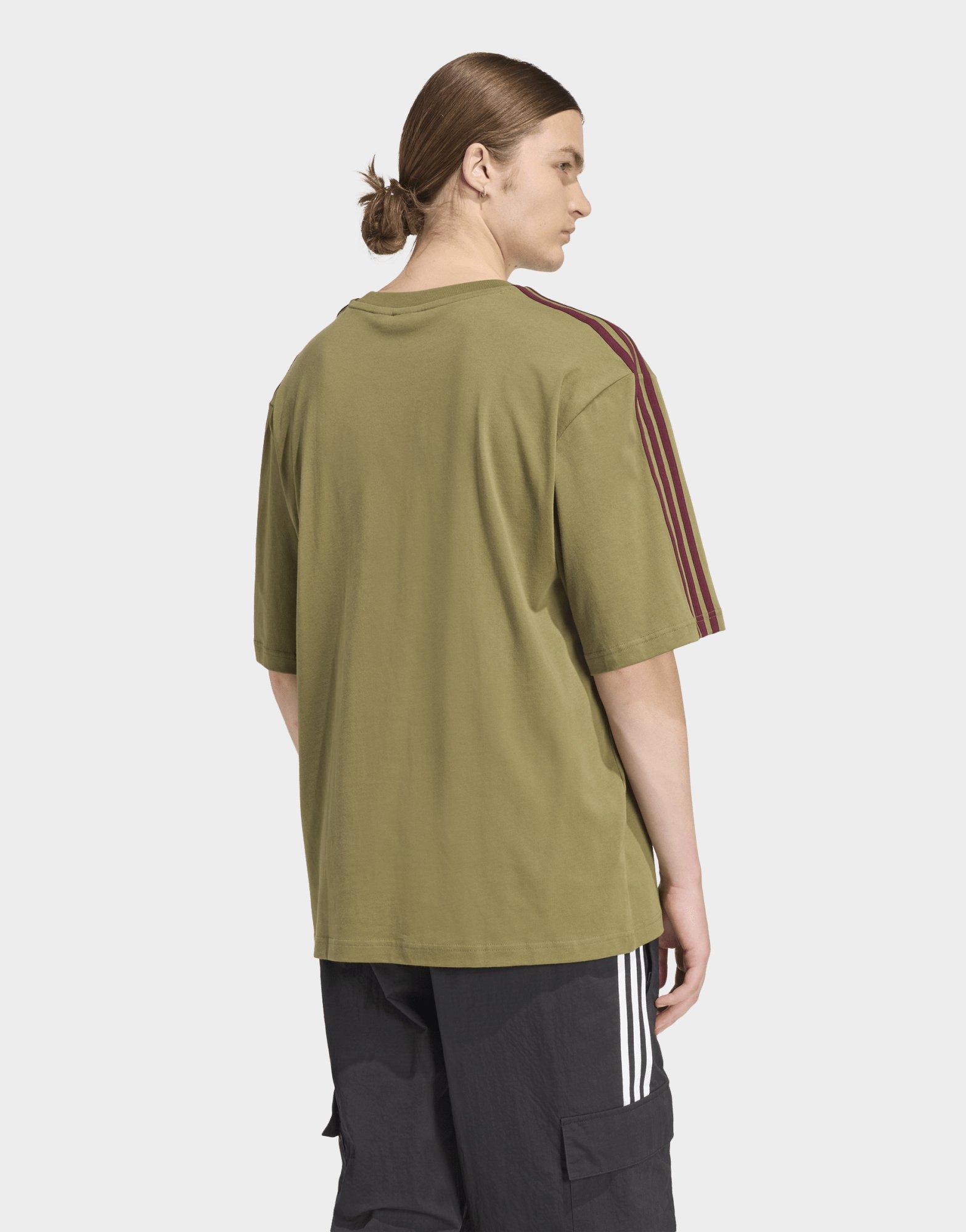 adidas T-SHIRT OVERSIZE 3 BANDES ADICOLOR