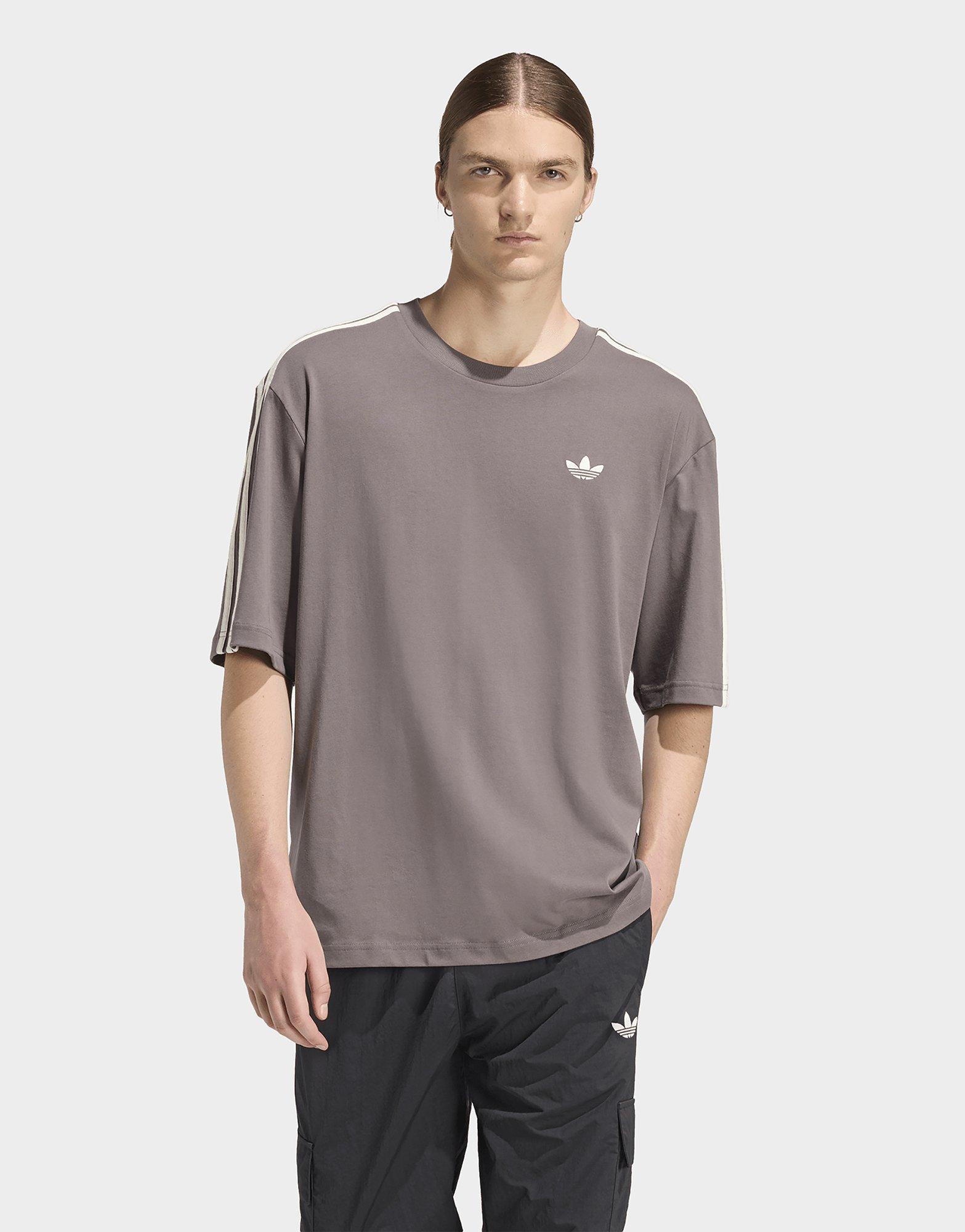 adidas T-SHIRT OVERSIZE 3 BANDES ADICOLOR