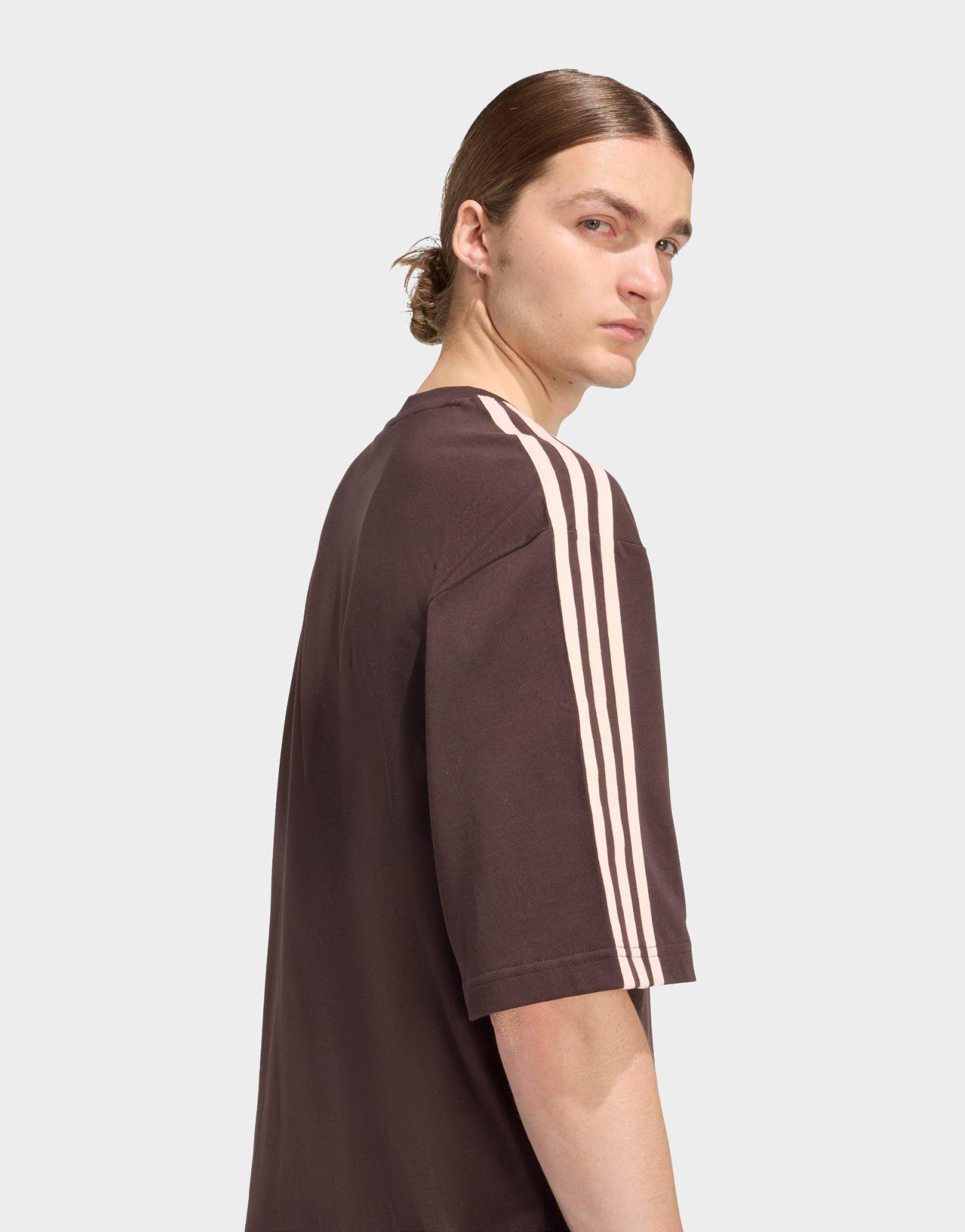 adidas T-SHIRT OVERSIZE 3 BANDES ADICOLOR