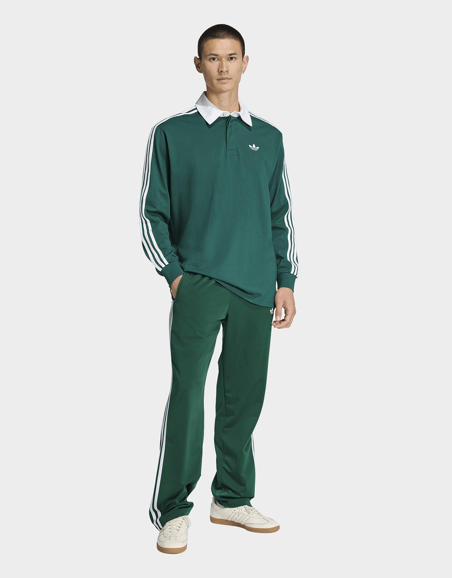 adidas 3-stripes Rugbypolo Met Lange Mouwen