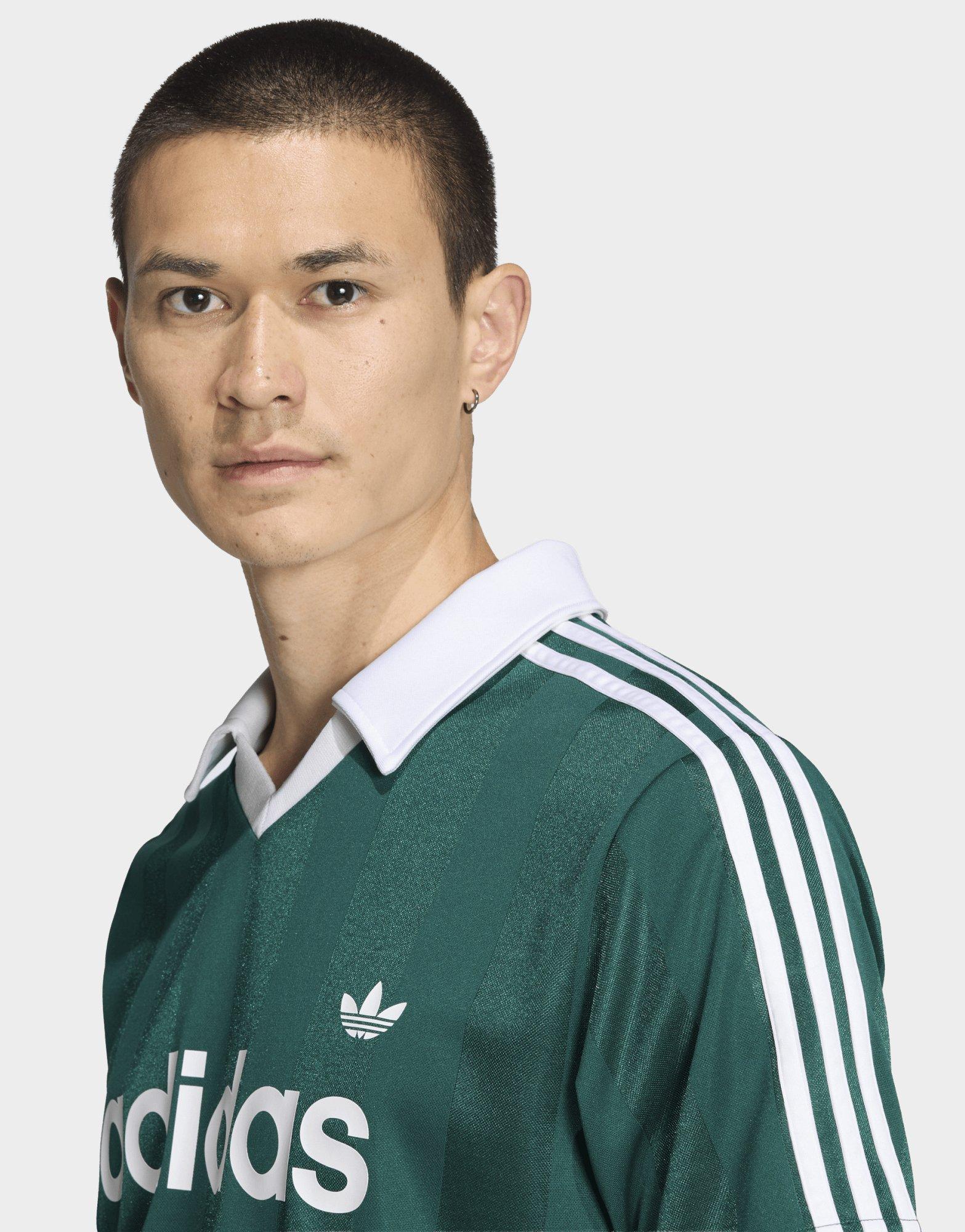 adidas ARCHIVE COLLAR ENGINEERED JERSEY