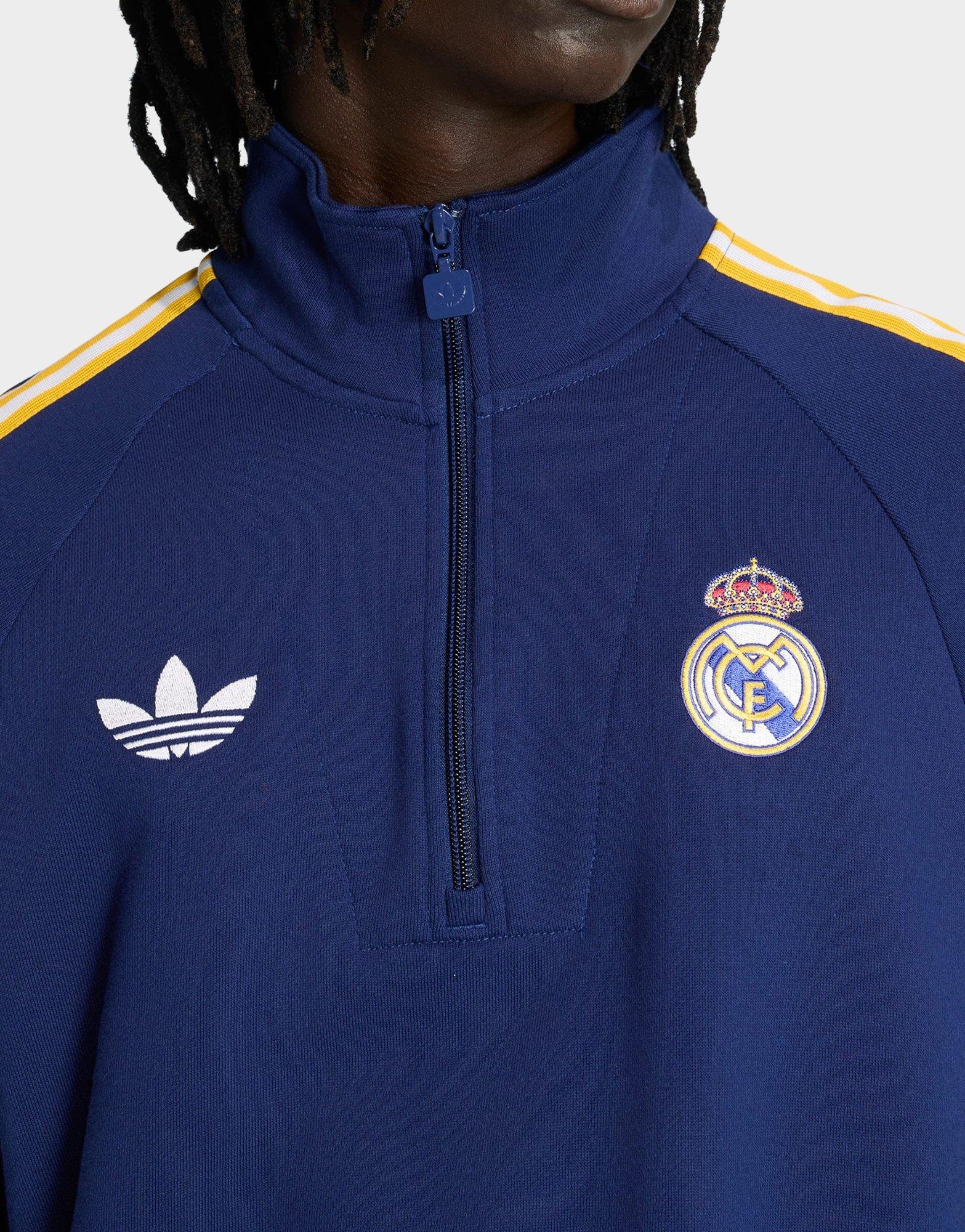 adidas Real Madrid Originals Half Zip Top