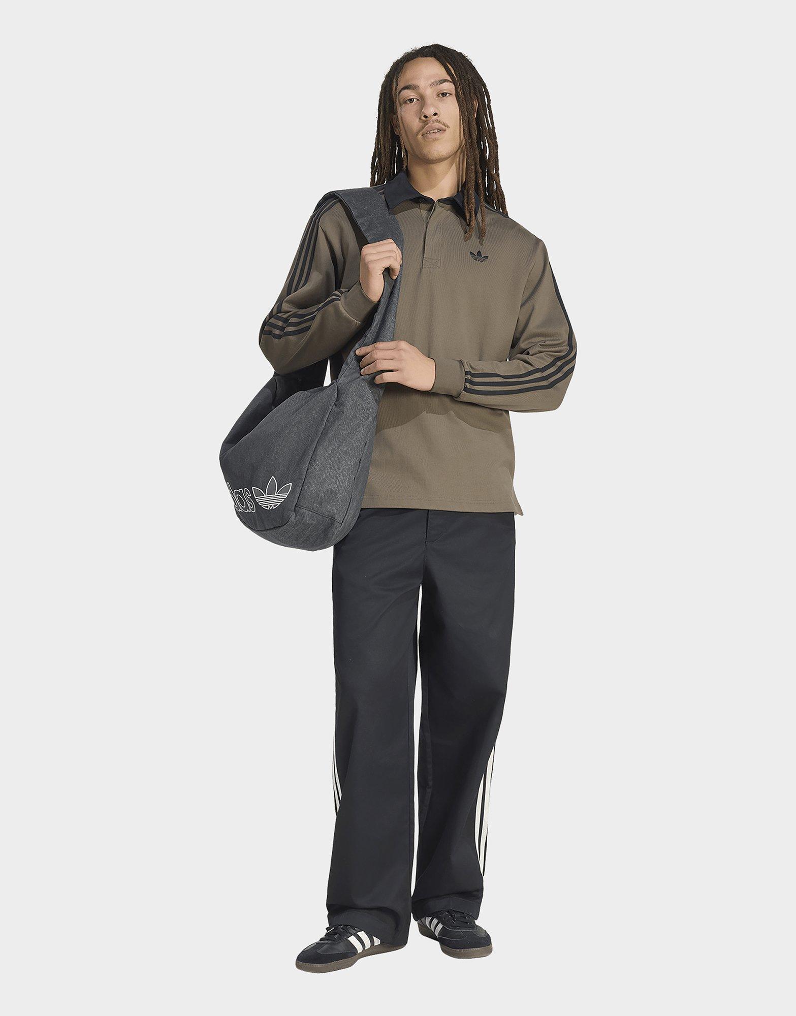 adidas Polo De Rugby Manches Longues 3 Bandes
