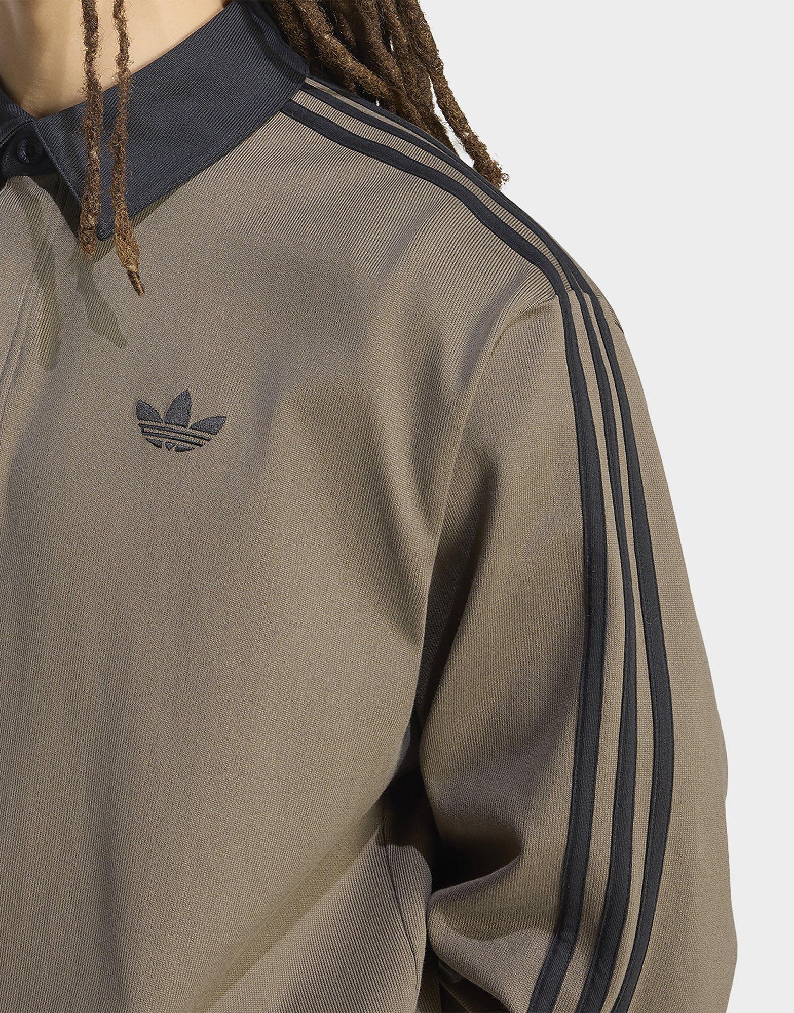 adidas Polo De Rugby Manches Longues 3 Bandes