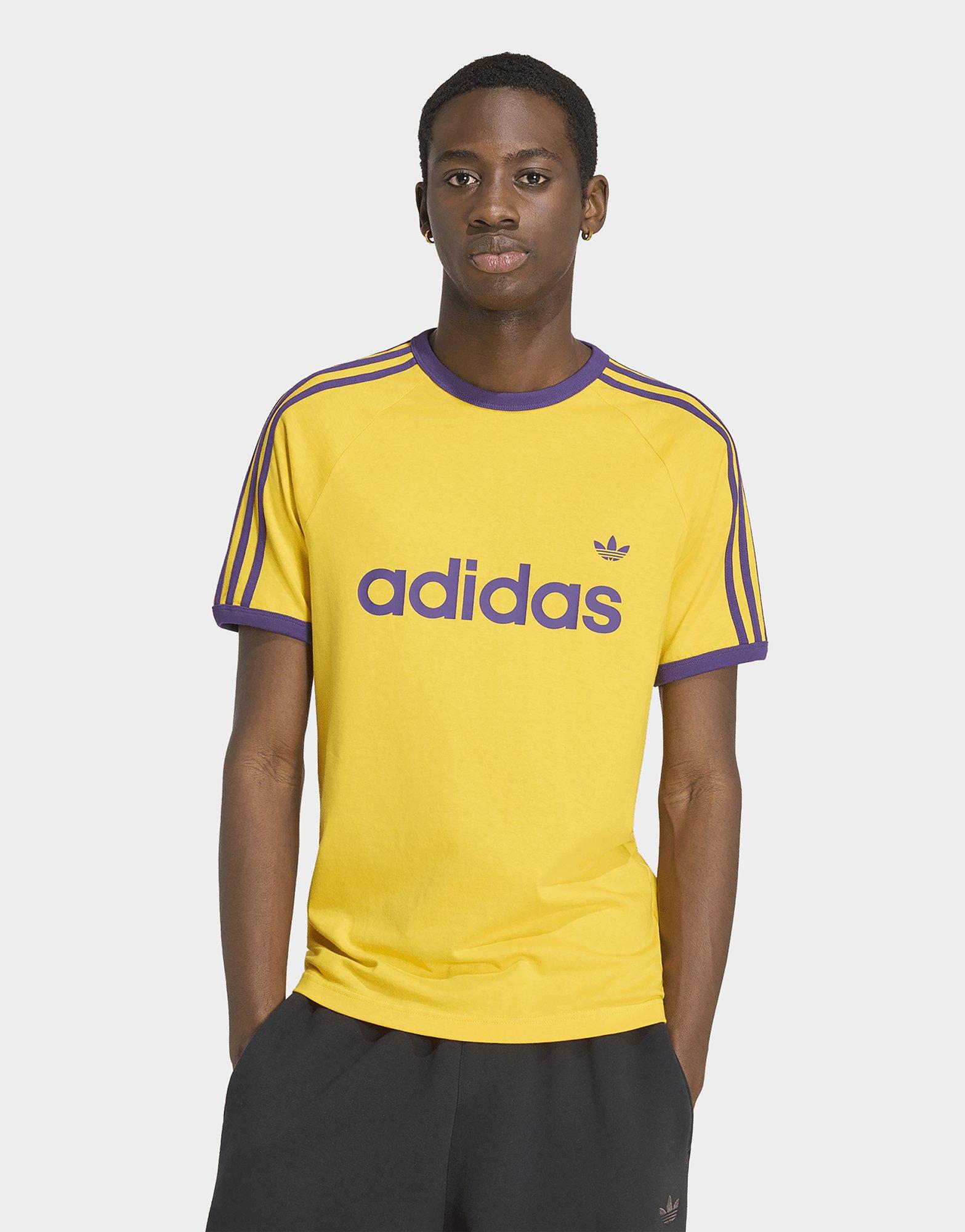 adidas T-shirt Slim Ringer 3-stripes