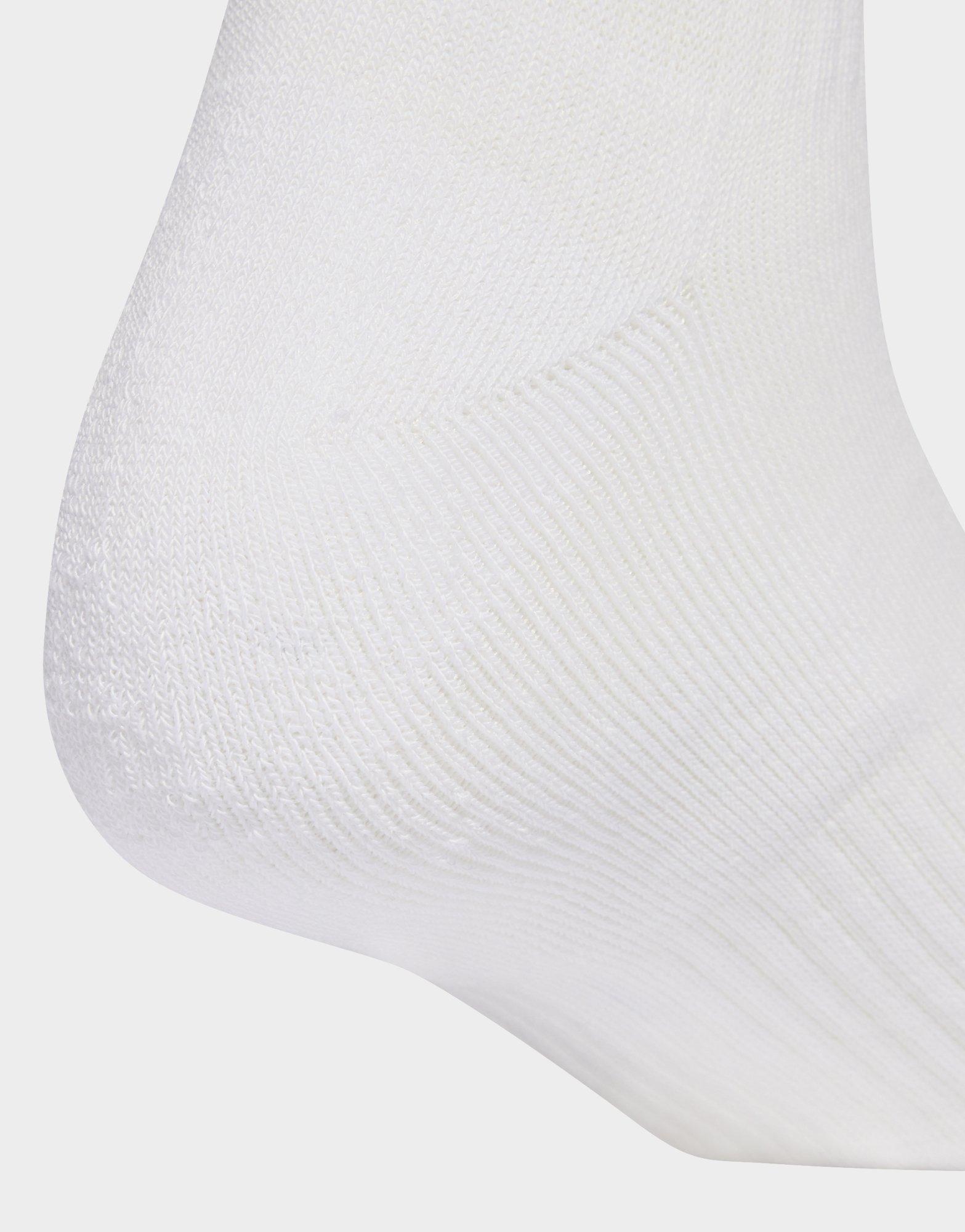 adidas Chaussettes mi-mollet rembourrées Essentials 3 bandes (6 paires)