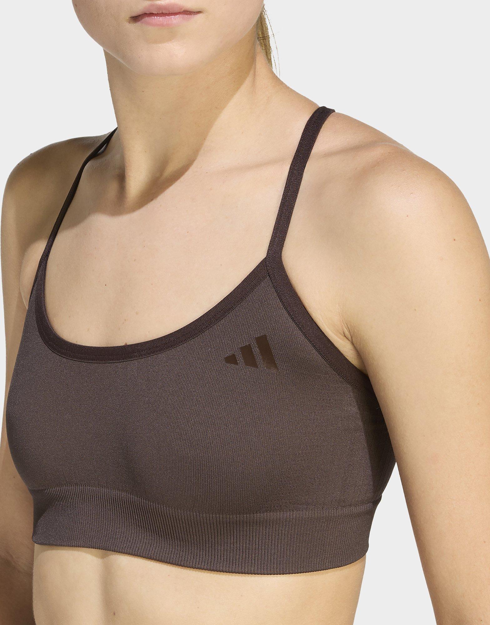 adidas Workout Essentials Light-Support Knit Bra