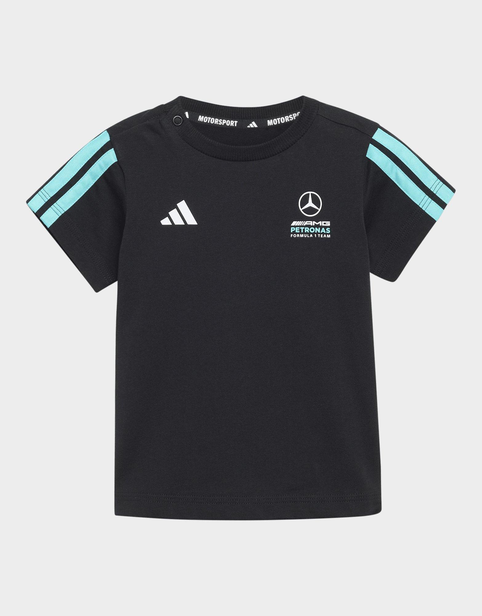adidas MERCEDES - AMG PETRONAS FORMULA 1 TEAM DNA JOGGINGSET MET KORTE MOUWEN BABY