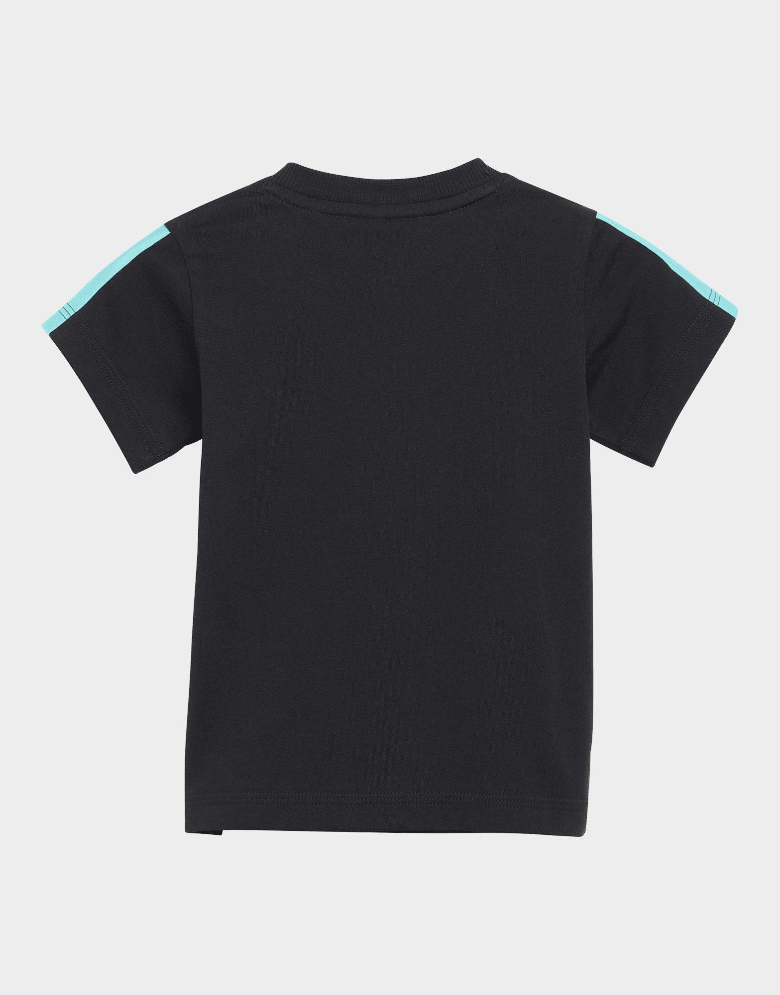 adidas MERCEDES - AMG PETRONAS FORMULA 1 TEAM DNA JOGGINGSET MET KORTE MOUWEN BABY