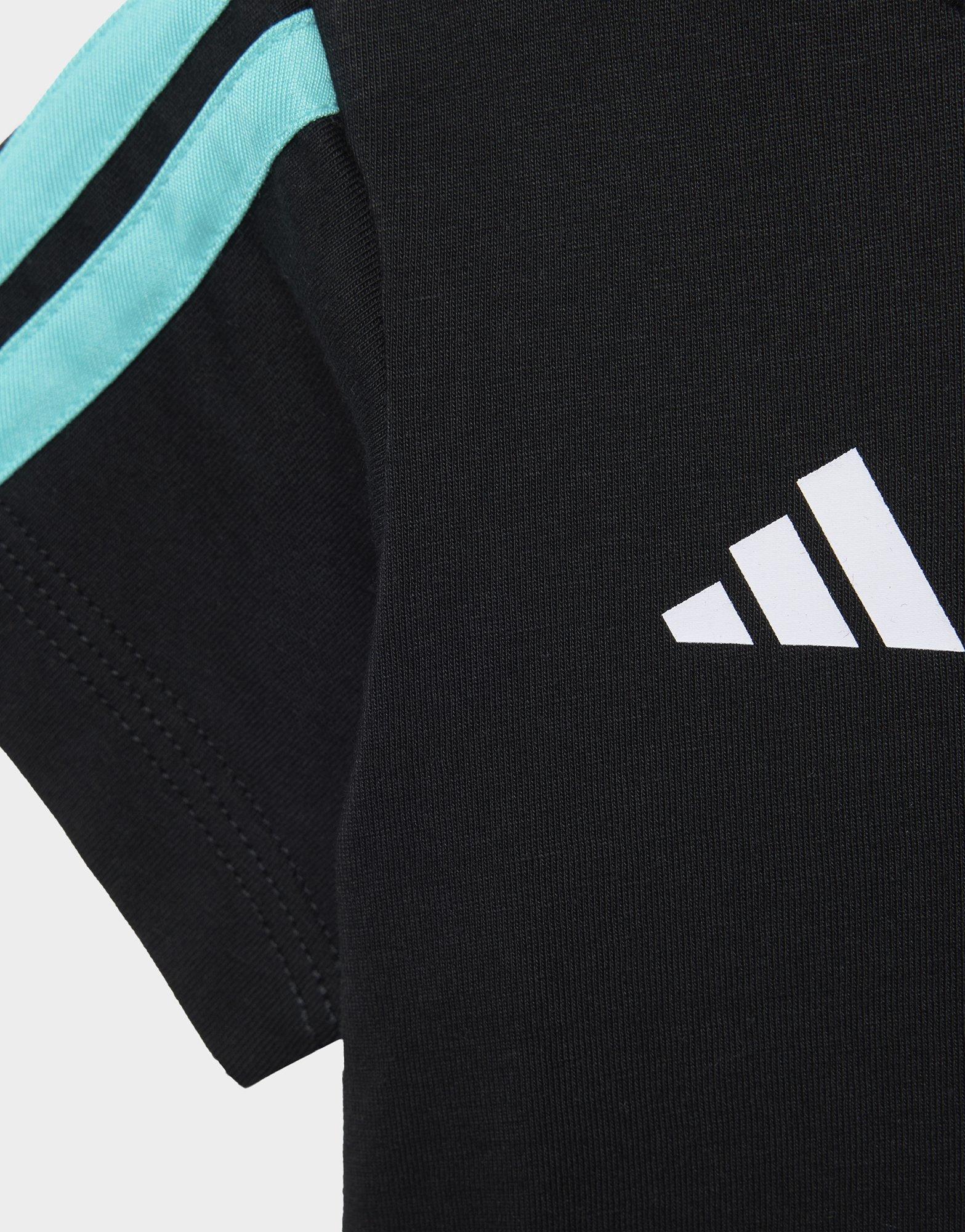 adidas MERCEDES - AMG PETRONAS FORMULA 1 TEAM DNA JOGGINGSET MET KORTE MOUWEN BABY