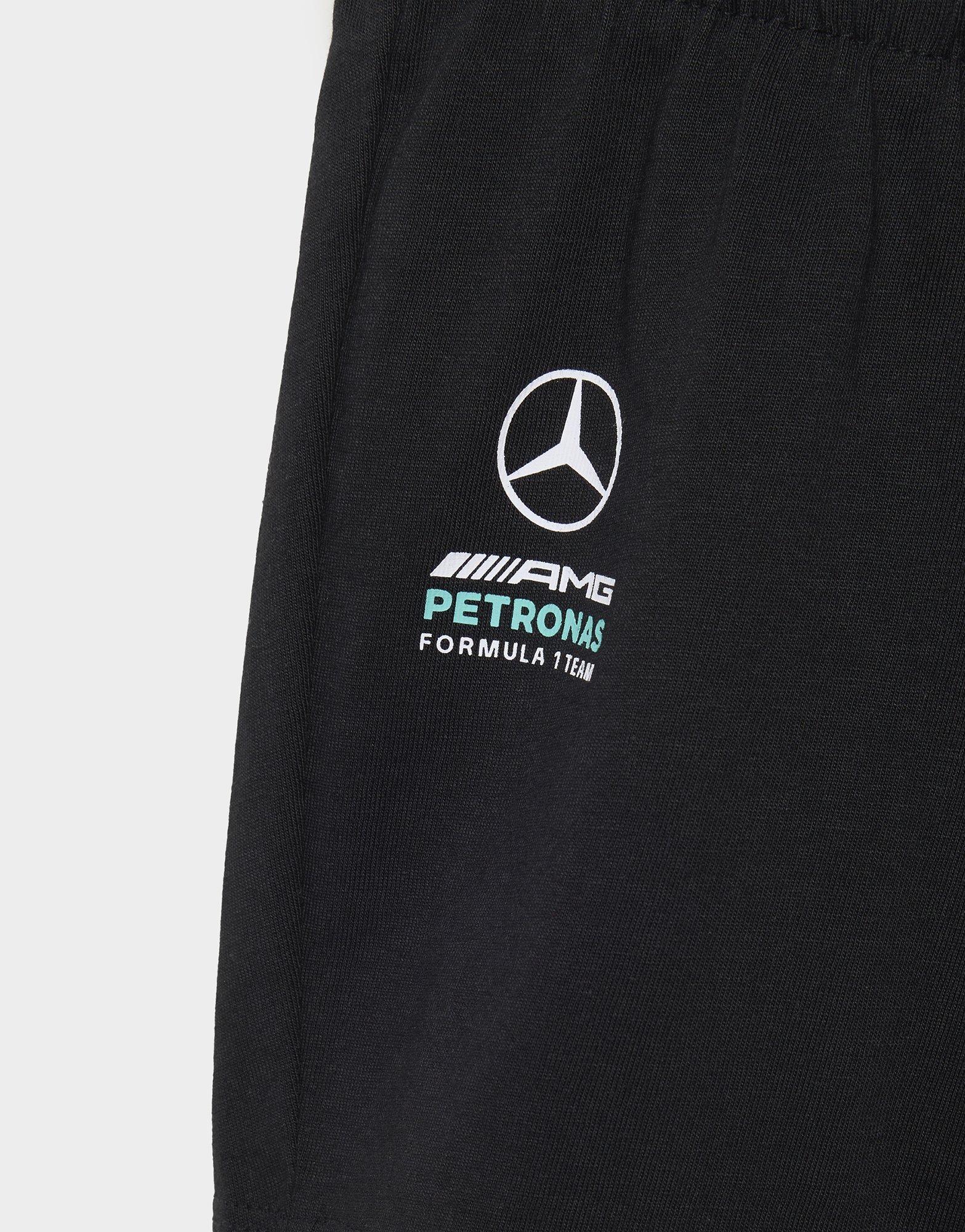 adidas MERCEDES - AMG PETRONAS FORMULA 1 TEAM DNA JOGGINGSET MET KORTE MOUWEN BABY