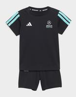 adidas TUTA JOGGER A MANICHE CORTE MERCEDES-AMG PETRONAS FORMULA 1 TEAM DNA NEONATO