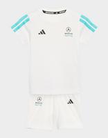 adidas TUTA JOGGER A MANICHE CORTE MERCEDES-AMG PETRONAS FORMULA 1 TEAM DNA NEONATO