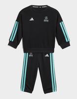 adidas TUTA JOGGER A MANICHE LUNGHE MERCEDES-AMG PETRONAS FORMULA 1 TEAM DNA NEONATO