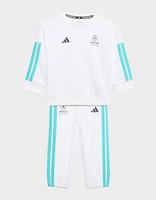 adidas TUTA JOGGER A MANICHE LUNGHE MERCEDES-AMG PETRONAS FORMULA 1 TEAM DNA NEONATO