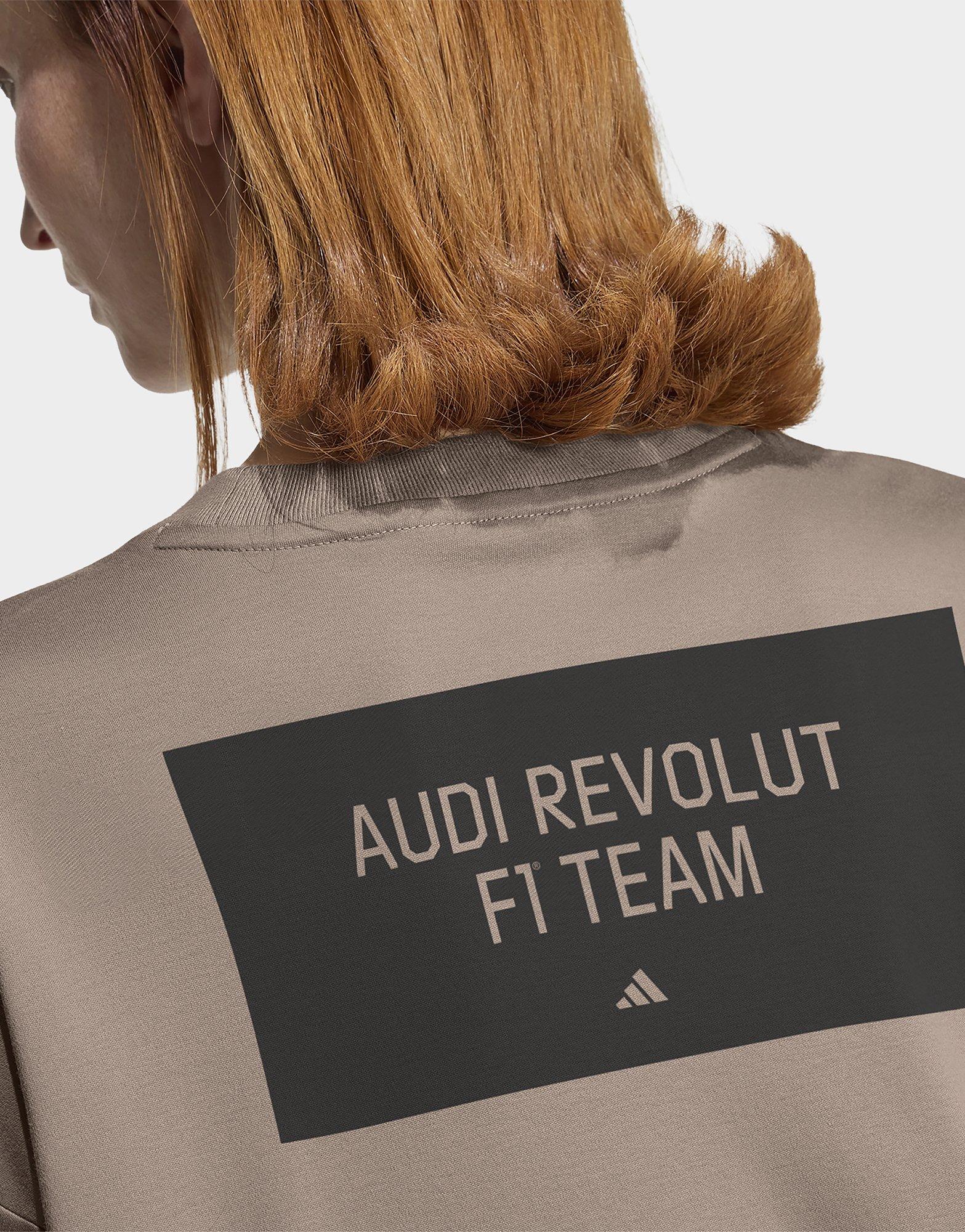 adidas AUDI REVOLUT F1 TEAM ELEVATED GRAPHIC SHORT SLEEVE TEE