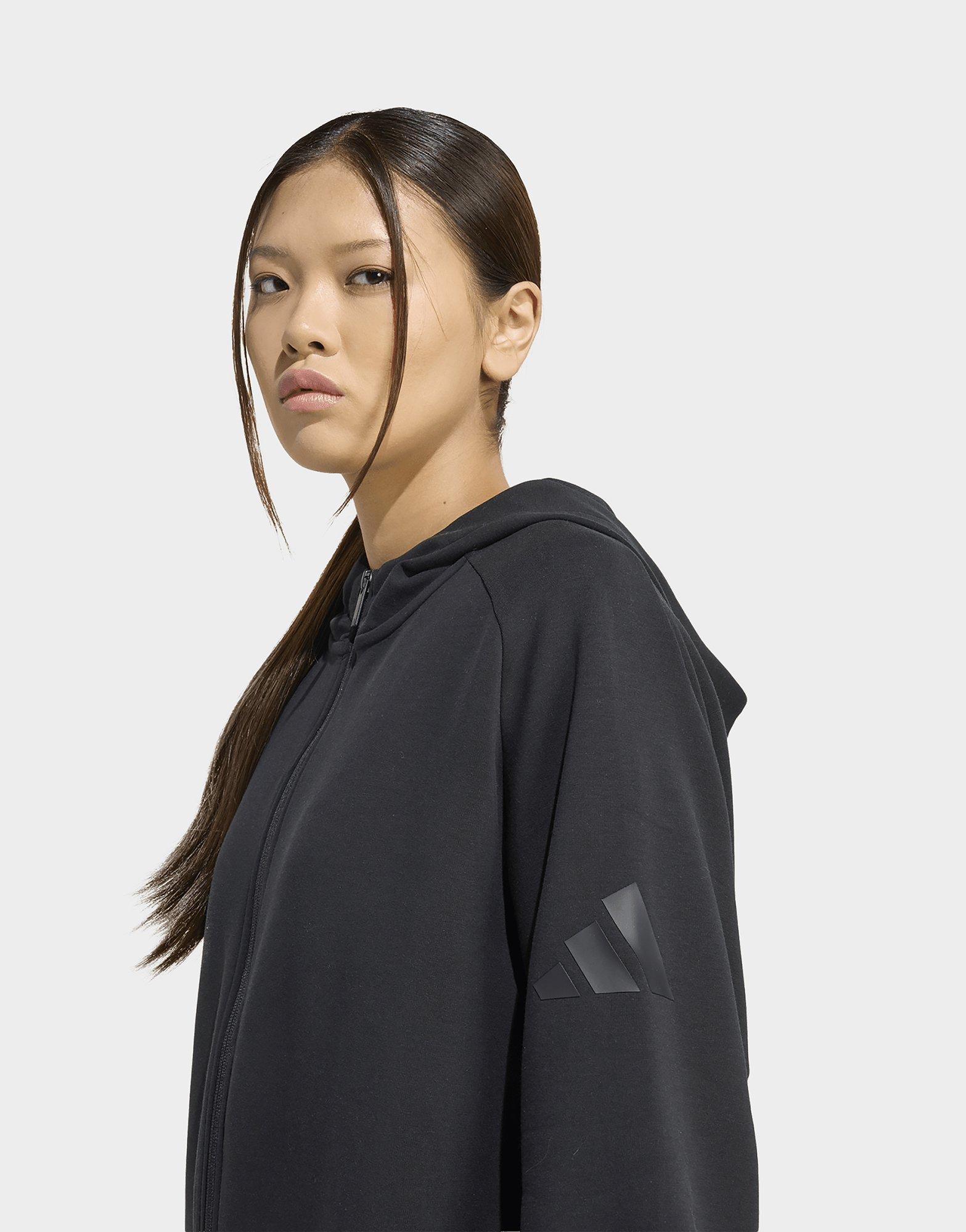 adidas Soft Lux Kapuzenjacke, Reissverschluss