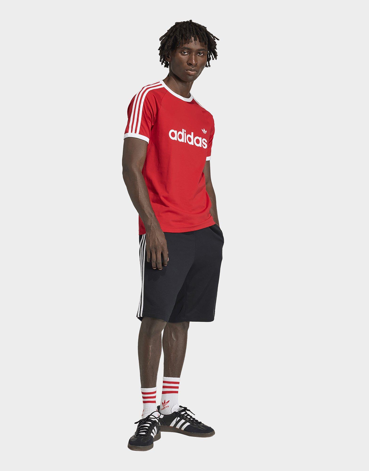 adidas 3-STRIPES SLIM RINGER TEE