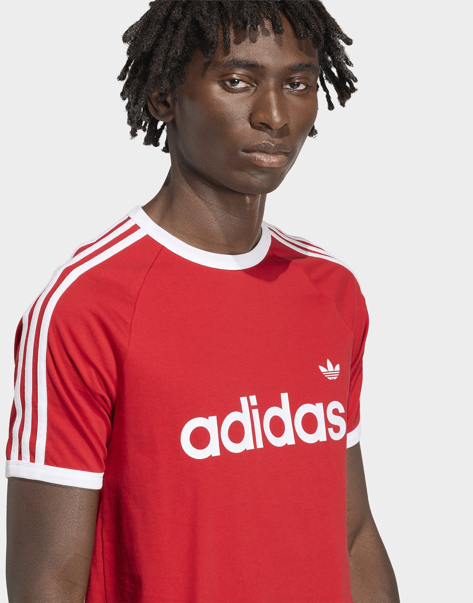 adidas 3-STRIPES SLIM RINGER TEE
