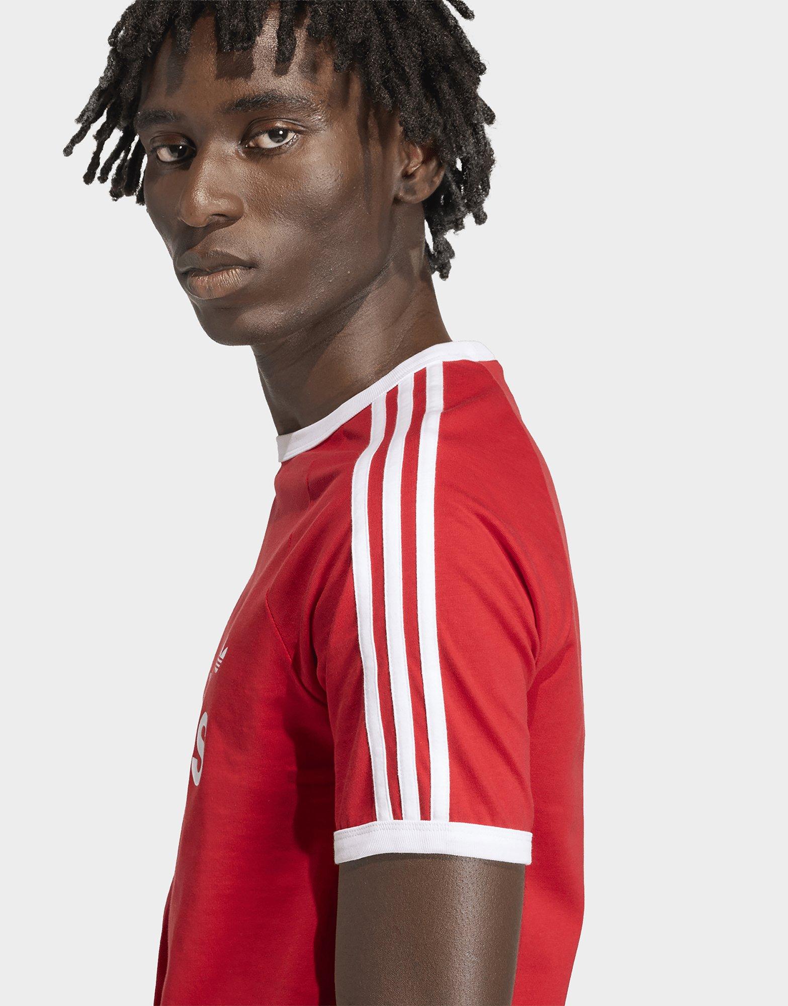 adidas 3-STRIPES SLIM RINGER TEE