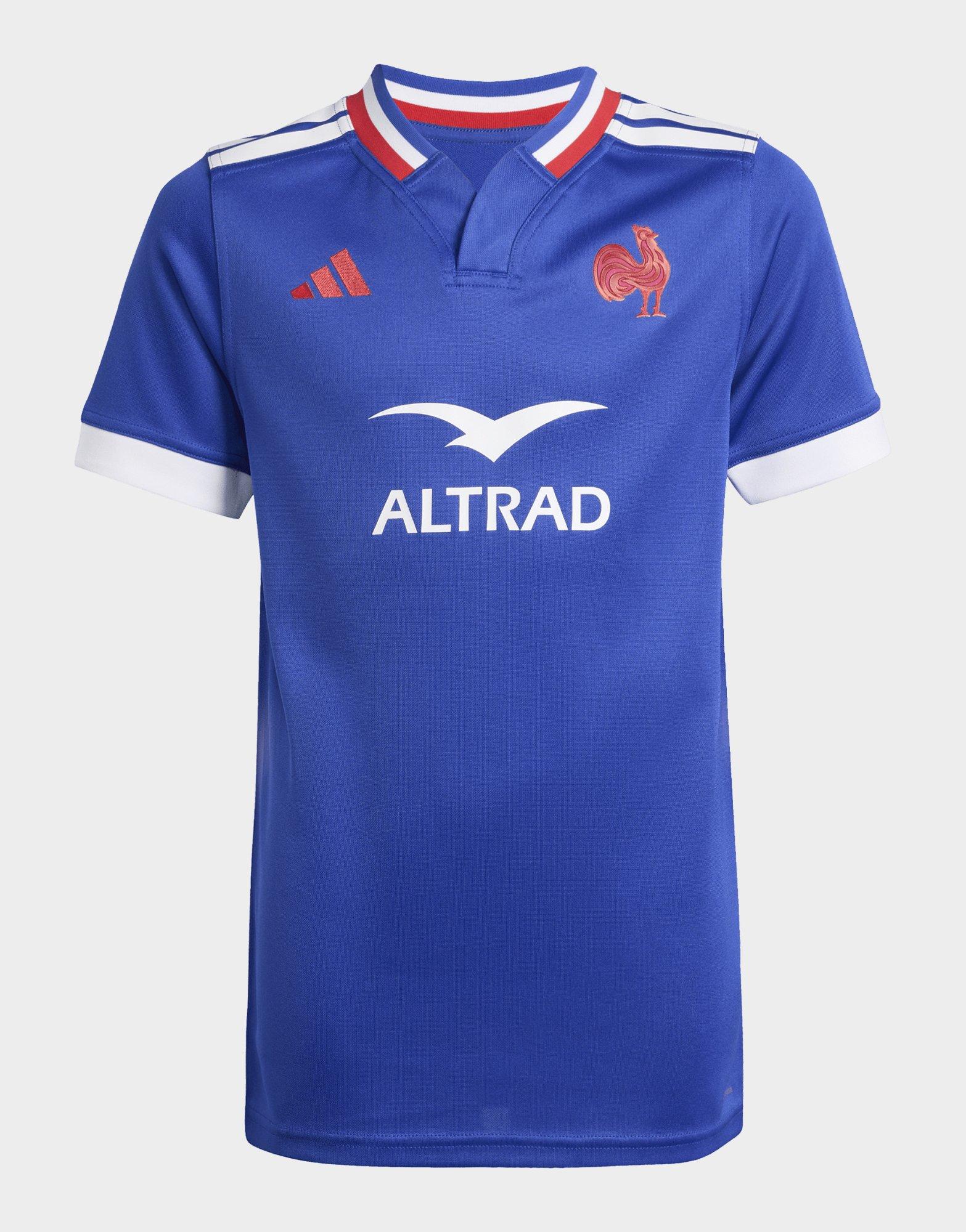 adidas France Rugby Home Youth Replica Jersey