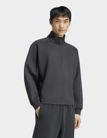 adidas Soft Lux Winter Knit Sweatshirt Met Korte Rits