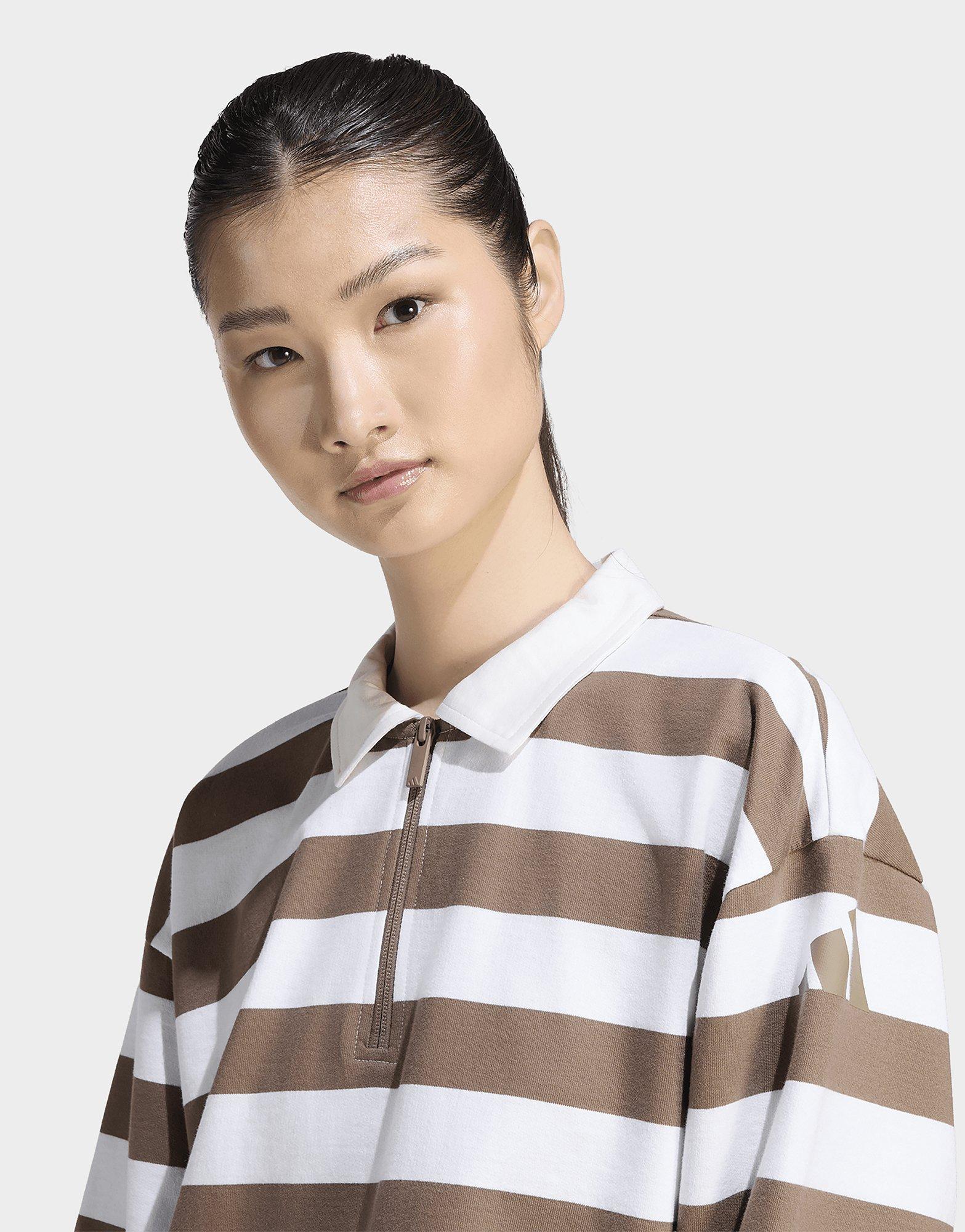 adidas Polo Manches Longues French Terry Contemporain Essentials