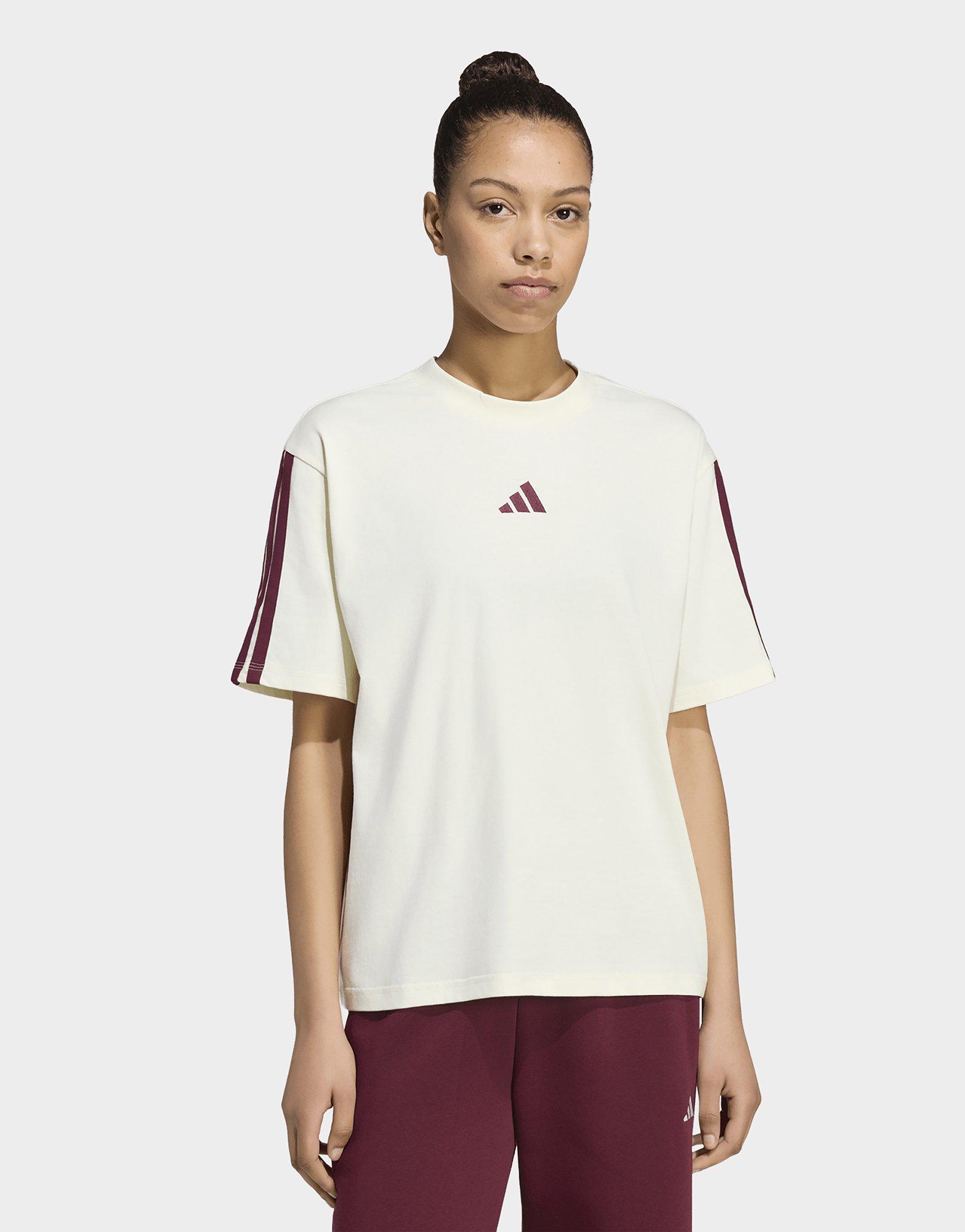 adidas T-shirt Essentials 3-stripes Boyfriend