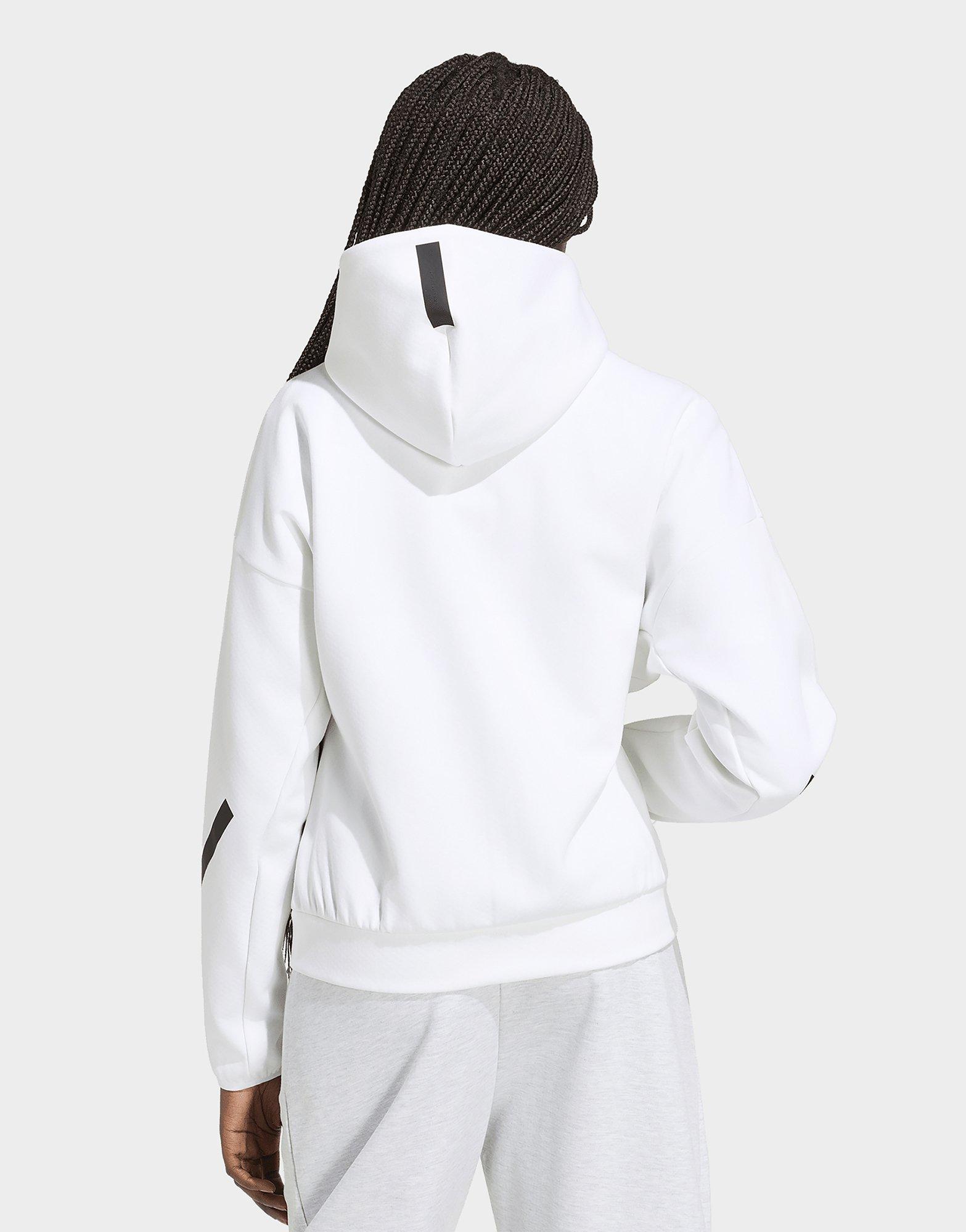White adidas ADIDAS Z.N.E. FULL ZIP HOODIE | JD Sports UK