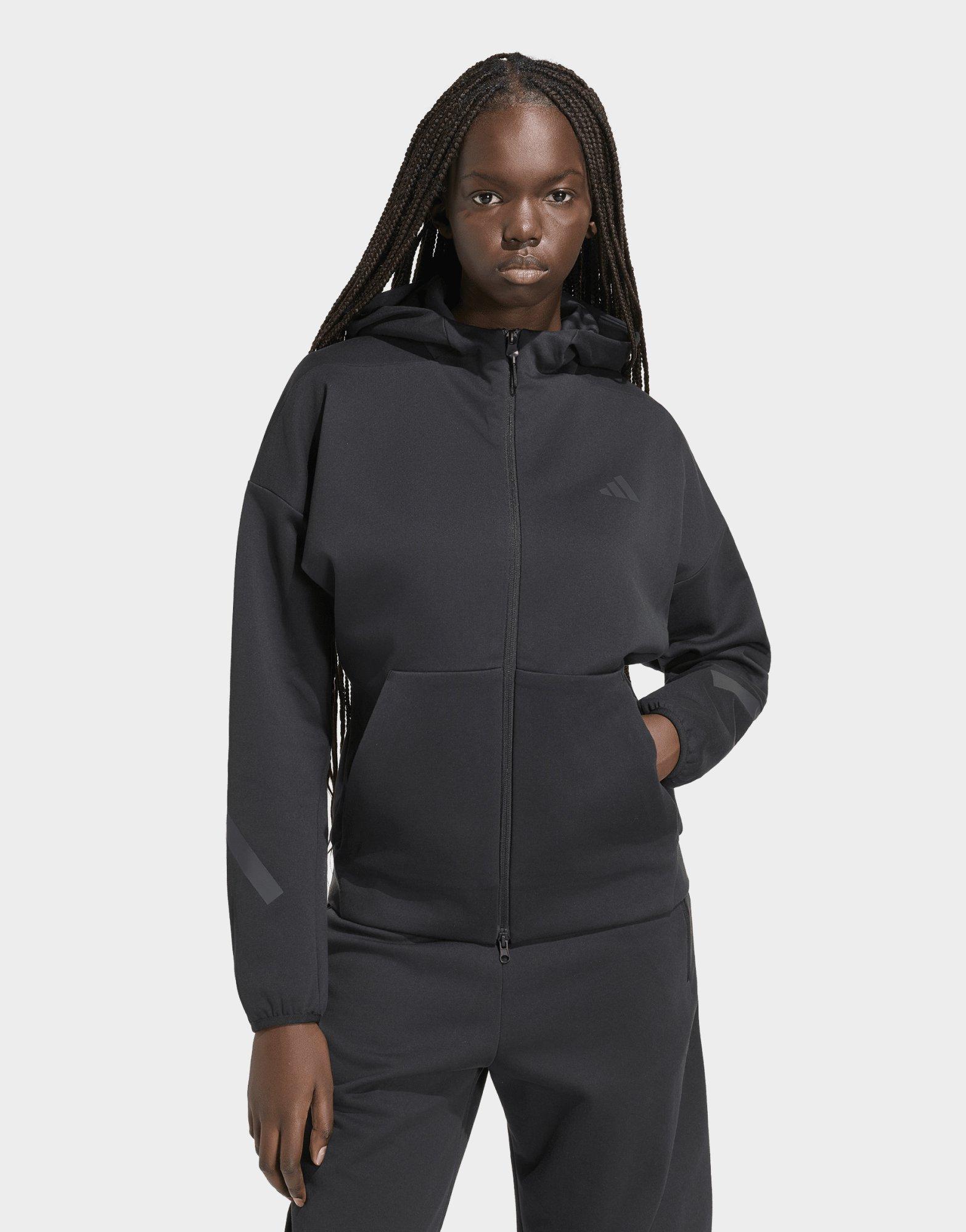 adidas Felpa Con Cappuccio E Zip Integrale Z.n.e.