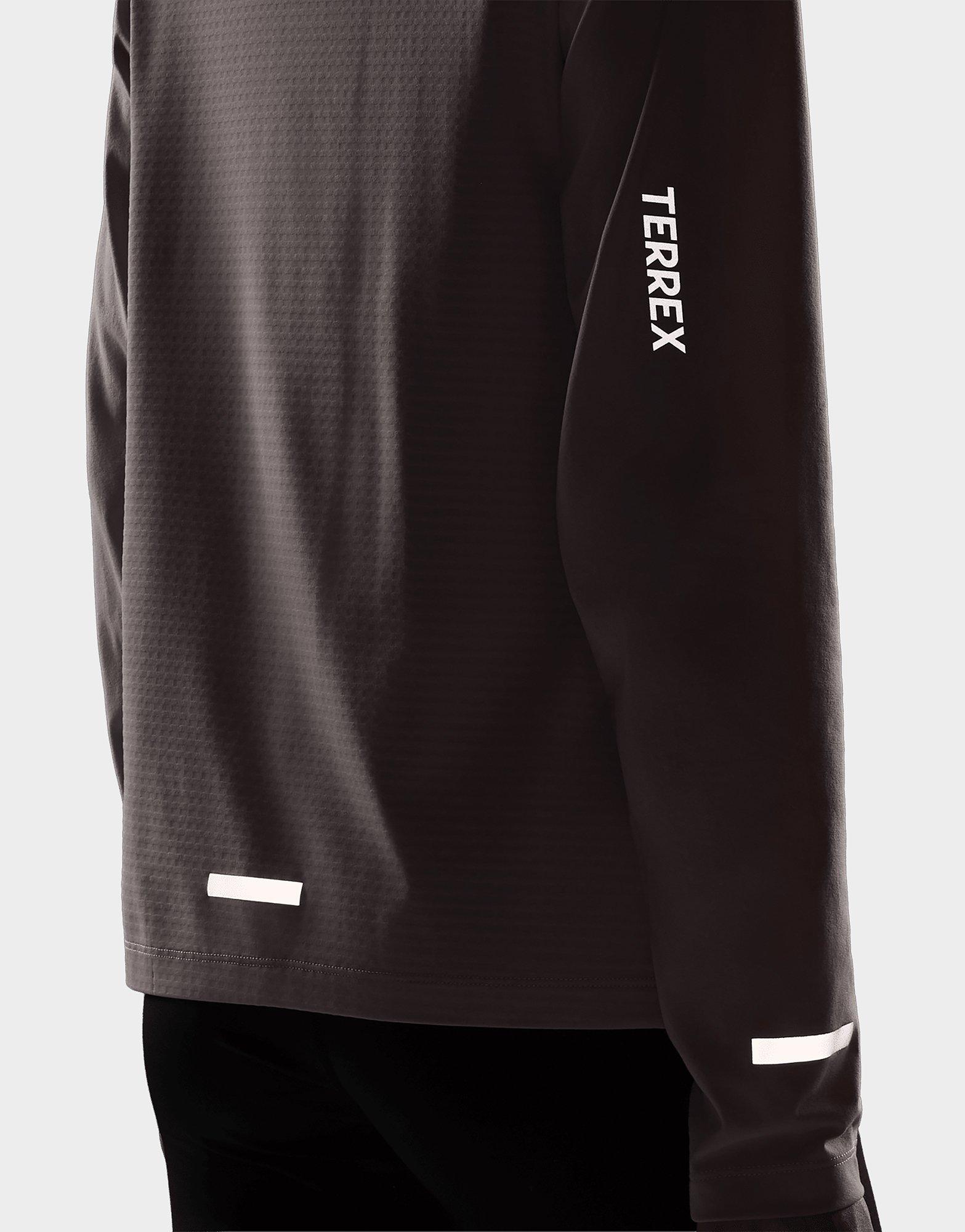 adidas Terrex Xperior Longsleeve met Halflange Rits