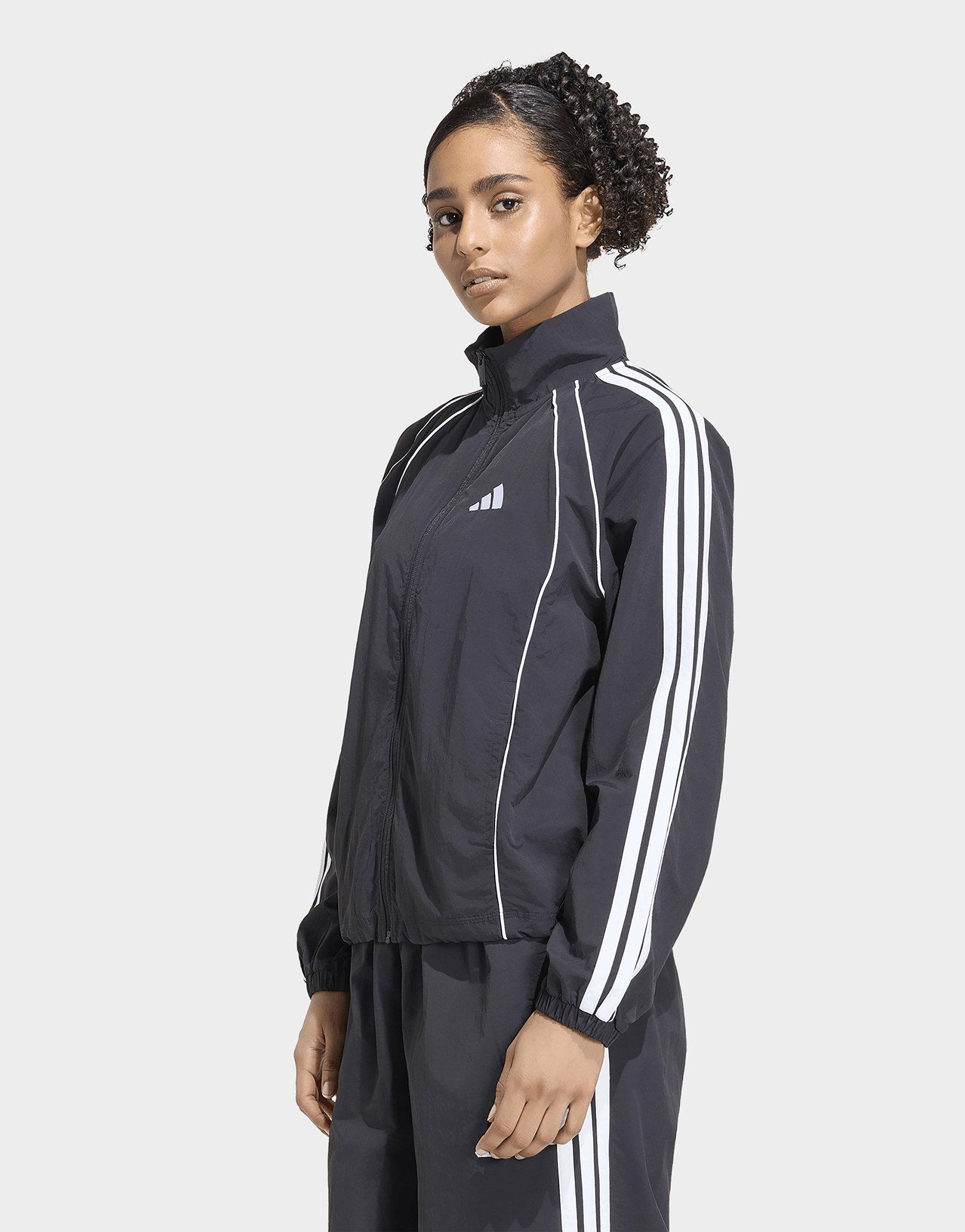 adidas Iconica giacca da allenamento in tessuto con 3 strisce
