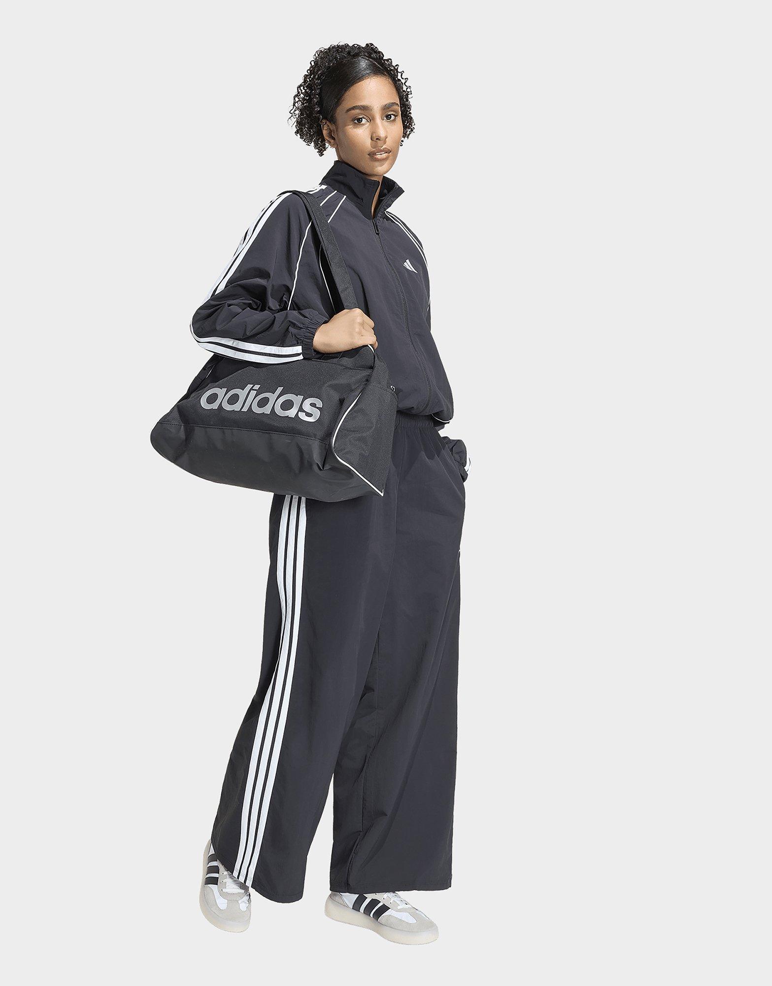adidas Pantalon de survêtement avec élastiques jambes larges toile Iconic