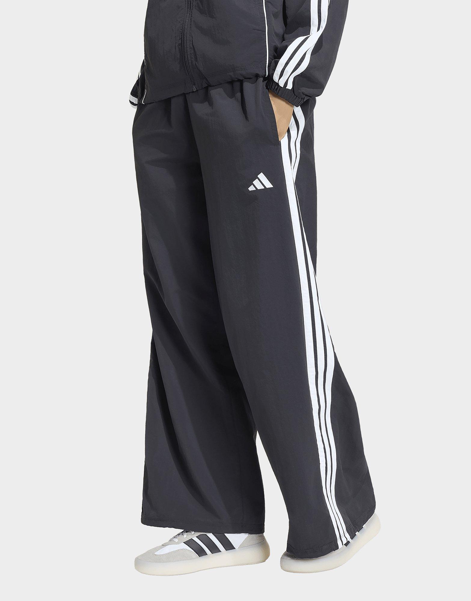 adidas Pantaloni da allenamento iconici a gamba larga in tessuto con Bunjees